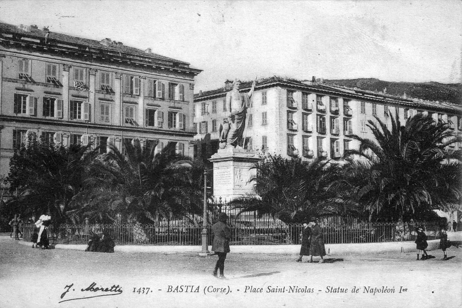 รูปถ่าย ฝรั่งเศส(France) คอร์สิคา(Corsica) โปสการ์ดเก่า(Old Postcards) บาสเทีย(Bastia) 1900-01 57