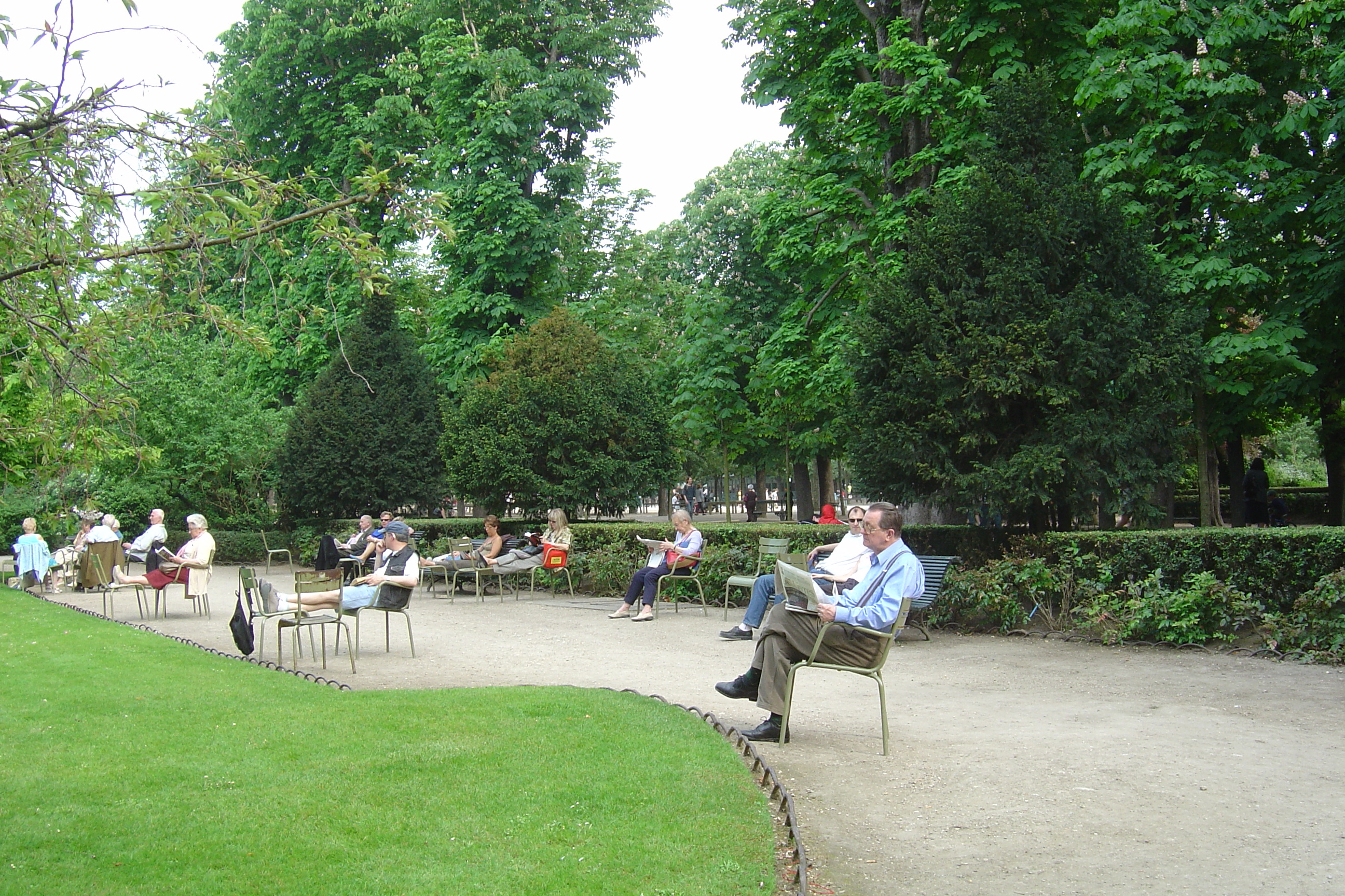 รูปถ่าย ฝรั่งเศส(France) ปารีส(Paris) สวนลักเซมเบิร์ก(Luxembourg Garden) 2007-04 15