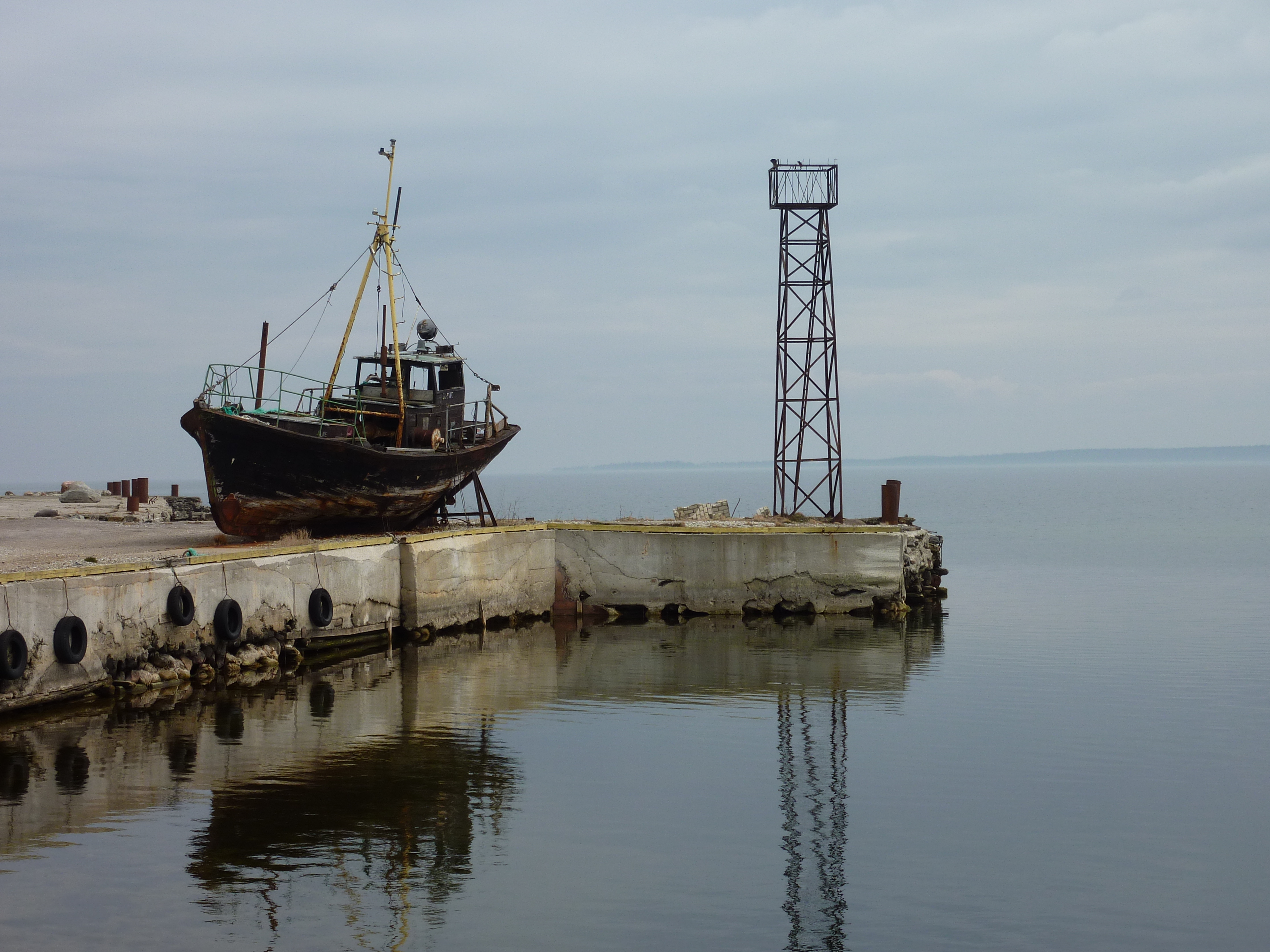 รูปถ่าย เอสโตเนีย(Estonia) ถนนจากทาลลินน์ไปฮาปซาลู(Tallinn to Haapsalu road) 2009-04 5