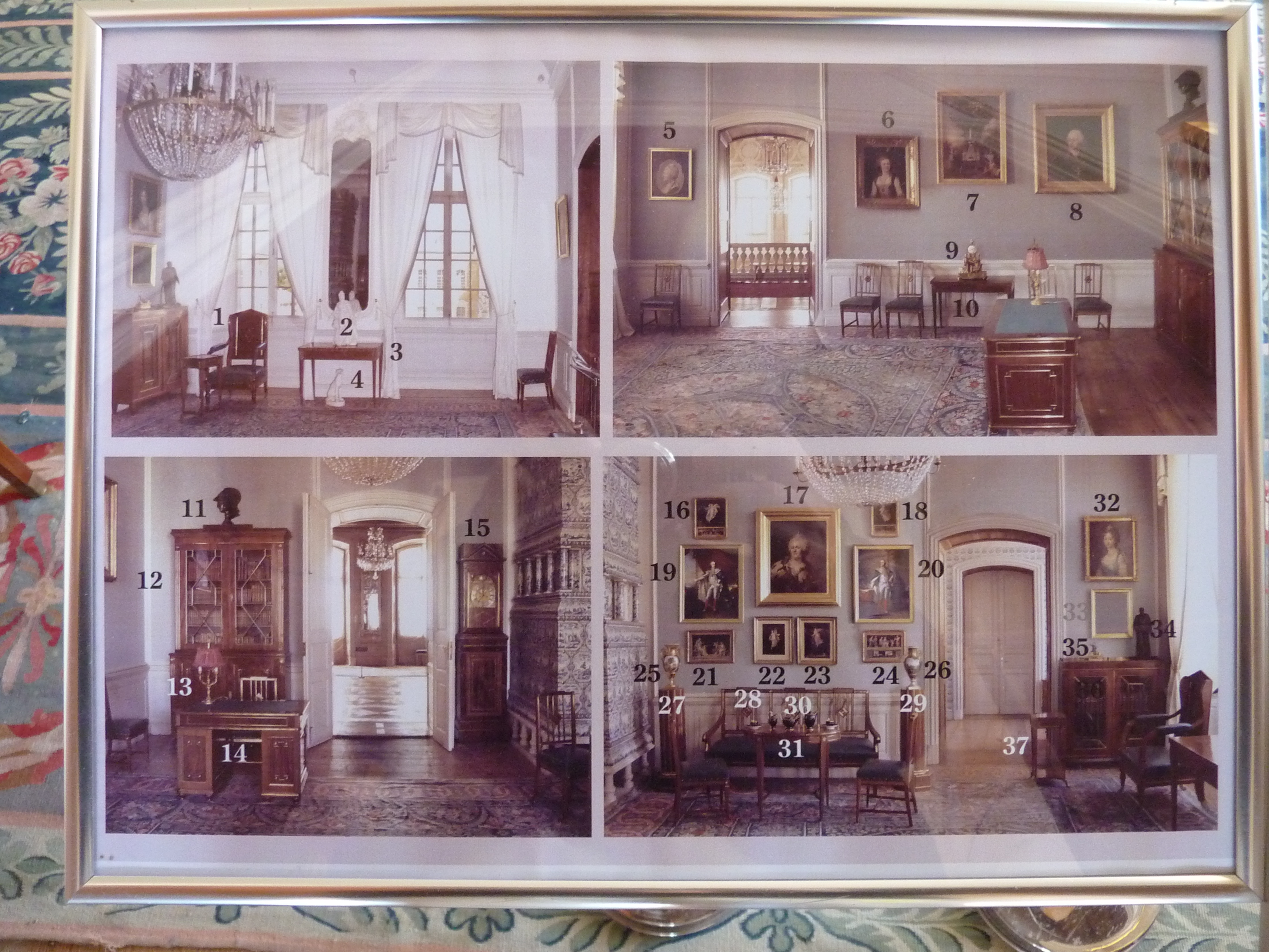 รูปถ่าย ลัตเวีย(Latvia) พระราชวังรุนดาเล(Rundale Palace) 2009-04 72