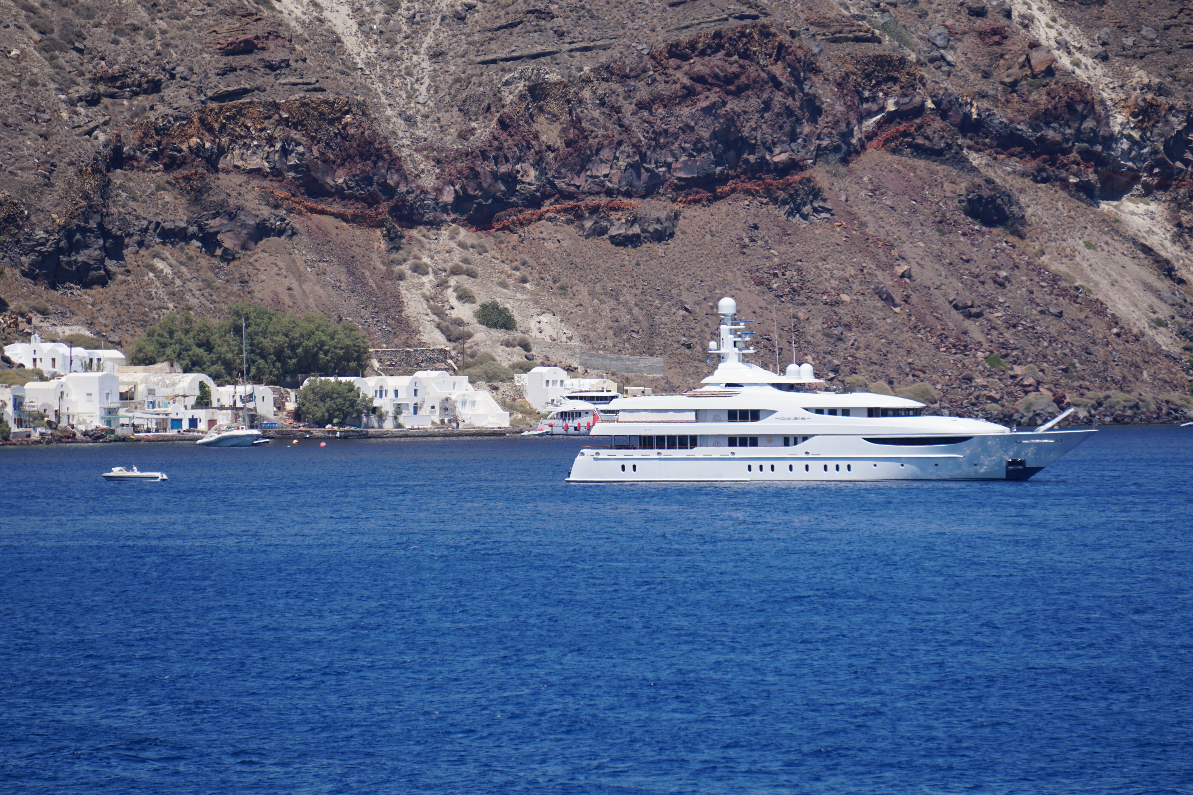 รูปถ่าย กรีก(Greece) ซานโตรินี(Santorini) แอ่งภูเขาไฟซานโตรินี(Santorini caldera) 2016-07 6
