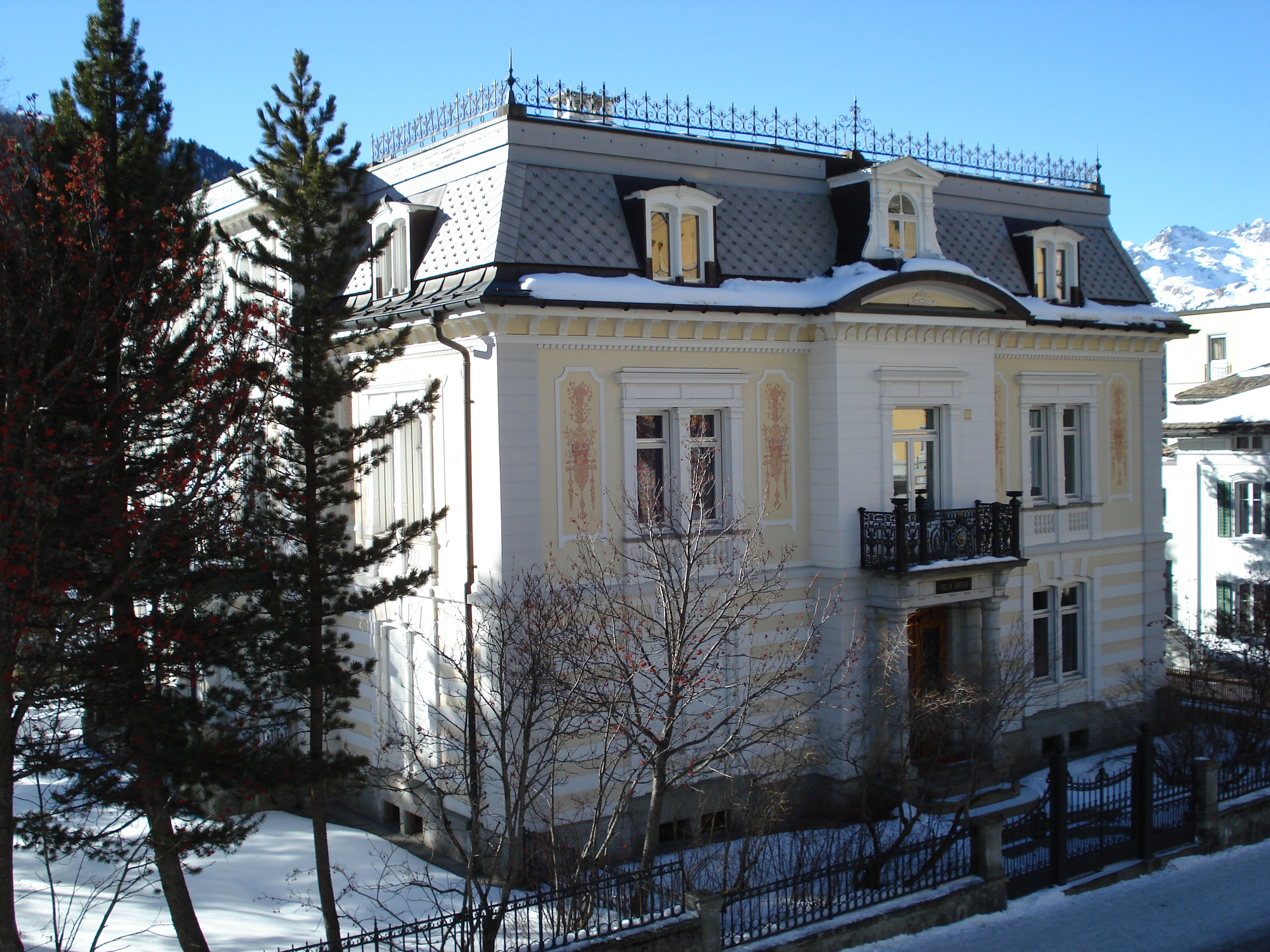 รูปถ่าย สวิสเซอร์แลนด์(Switzerland) ปองเทรซีน่า(Pontresina) 2007-01 18