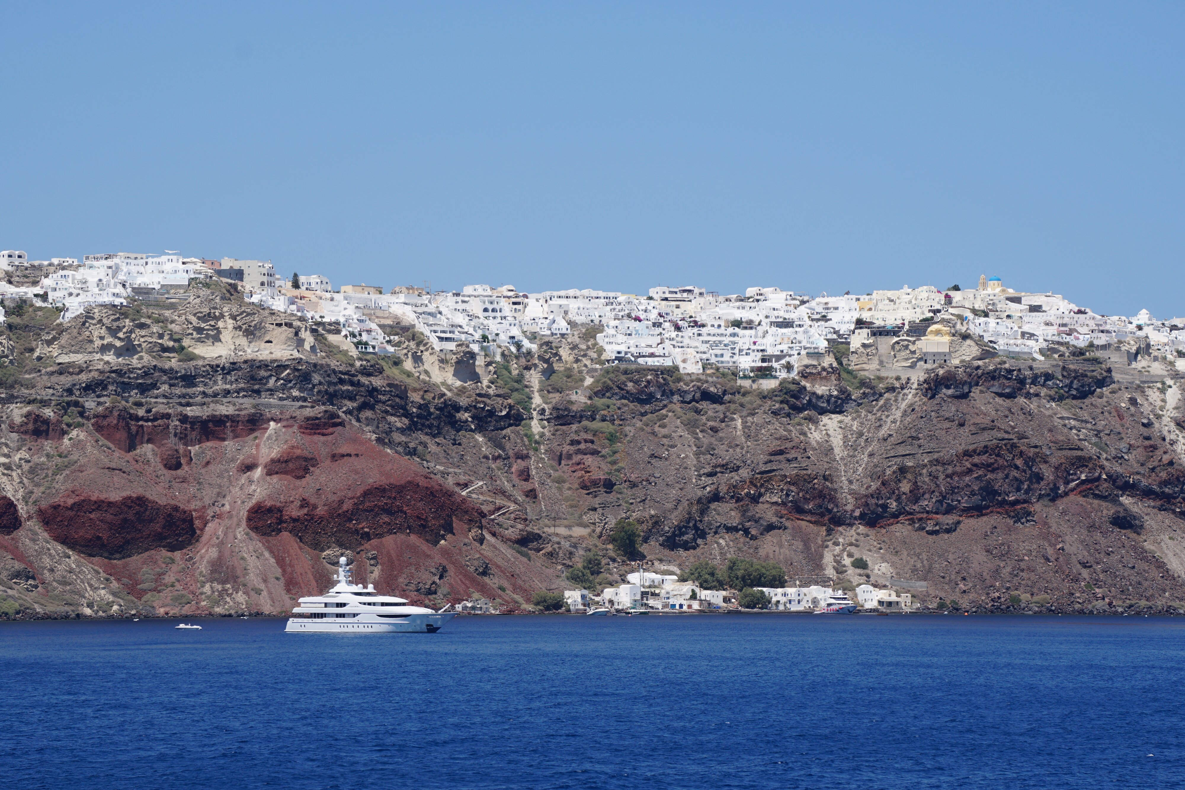 รูปถ่าย กรีก(Greece) ซานโตรินี(Santorini) แอ่งภูเขาไฟซานโตรินี(Santorini caldera) 2016-07 5