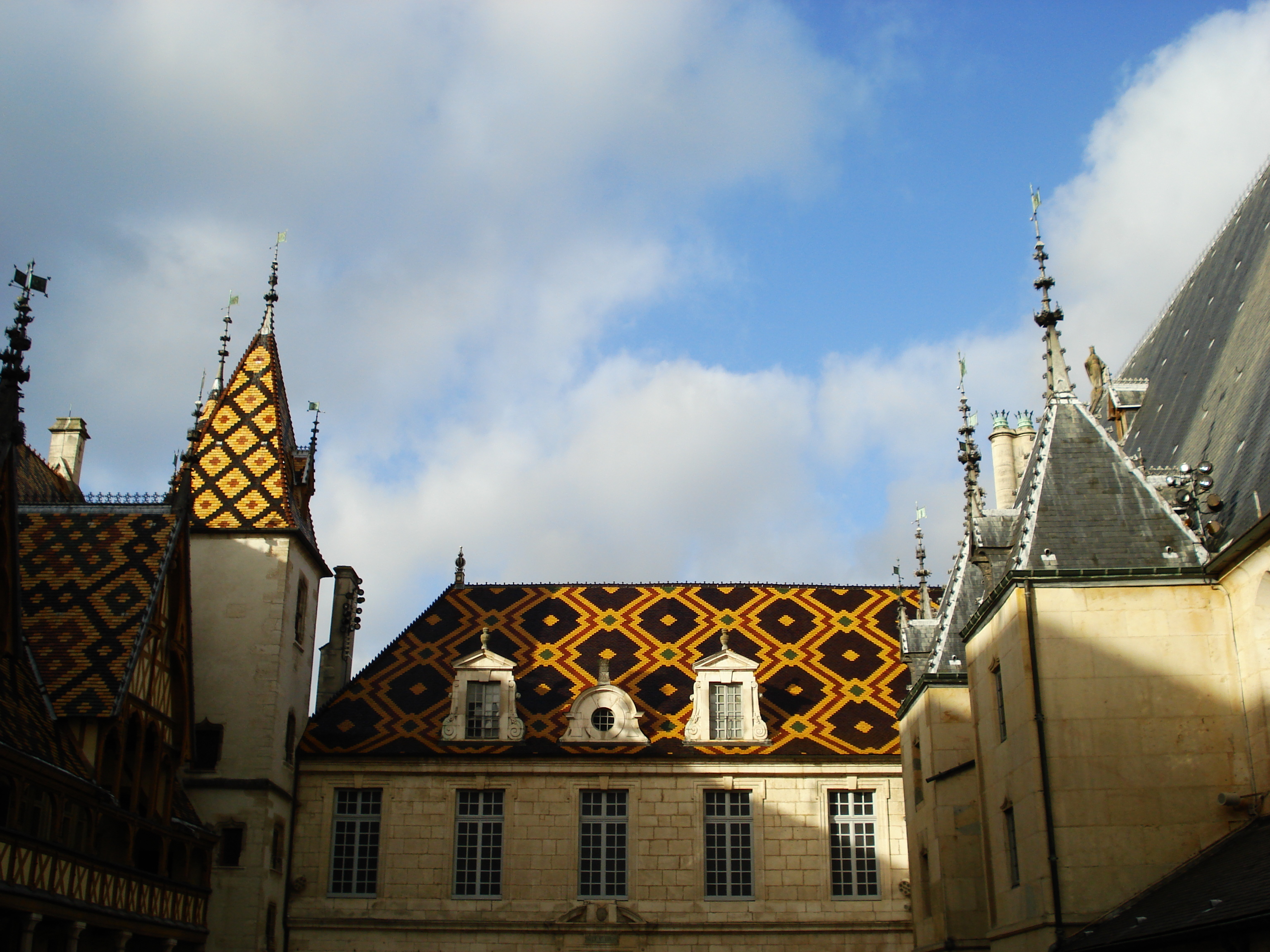 รูปถ่าย ฝรั่งเศส(France) โบนเนอ(Beaune) โรงพยาบาลเก่าโบน (ออสปิสเดอโบน)(Hospices de Beaune) 2007-01 28