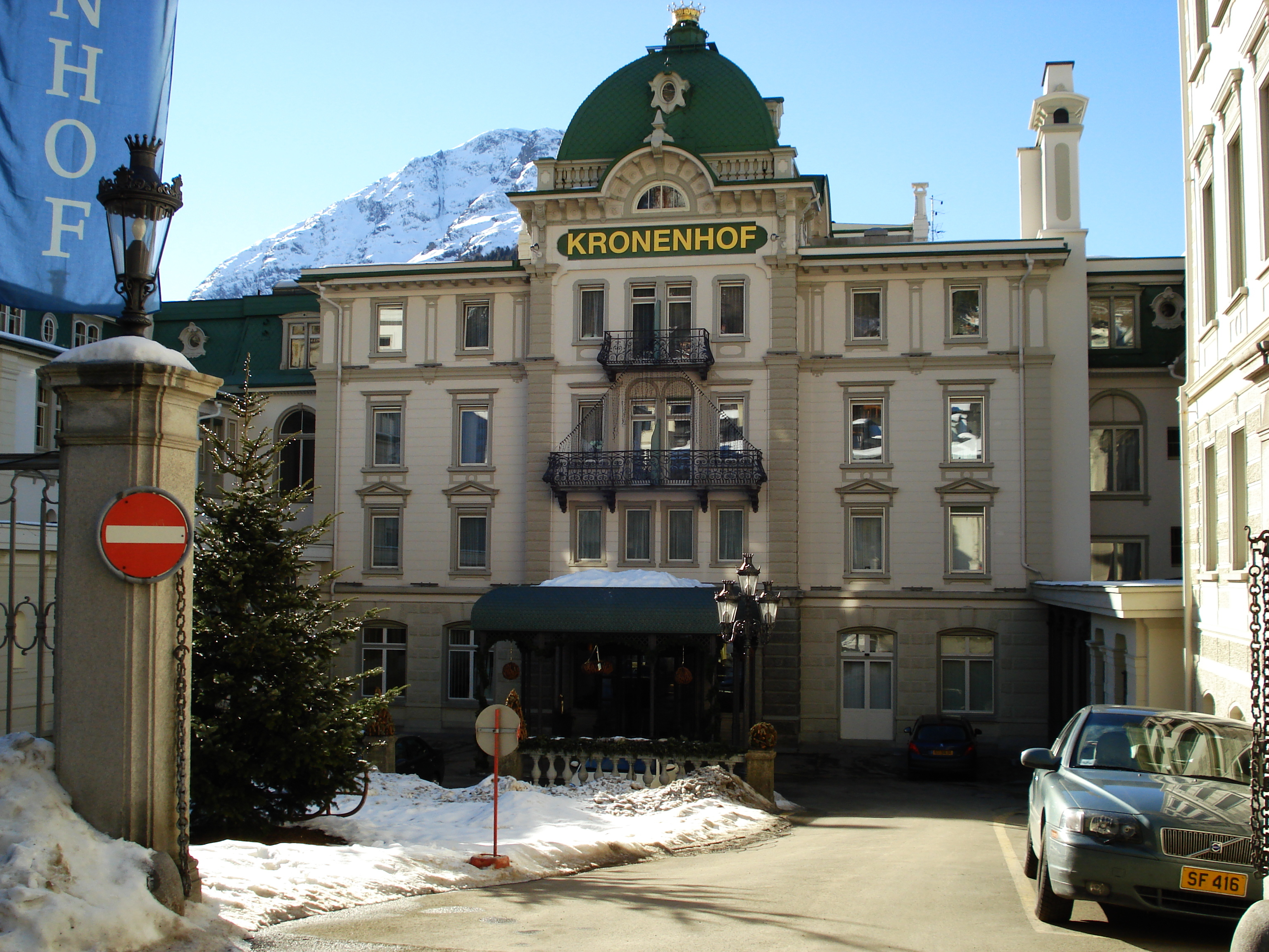 รูปถ่าย สวิสเซอร์แลนด์(Switzerland) ปองเทรซีน่า(Pontresina) โรงแรมแกรนด์โครเนนโฮฟ(Grand Hotel Kronenhof) 2007-01 91