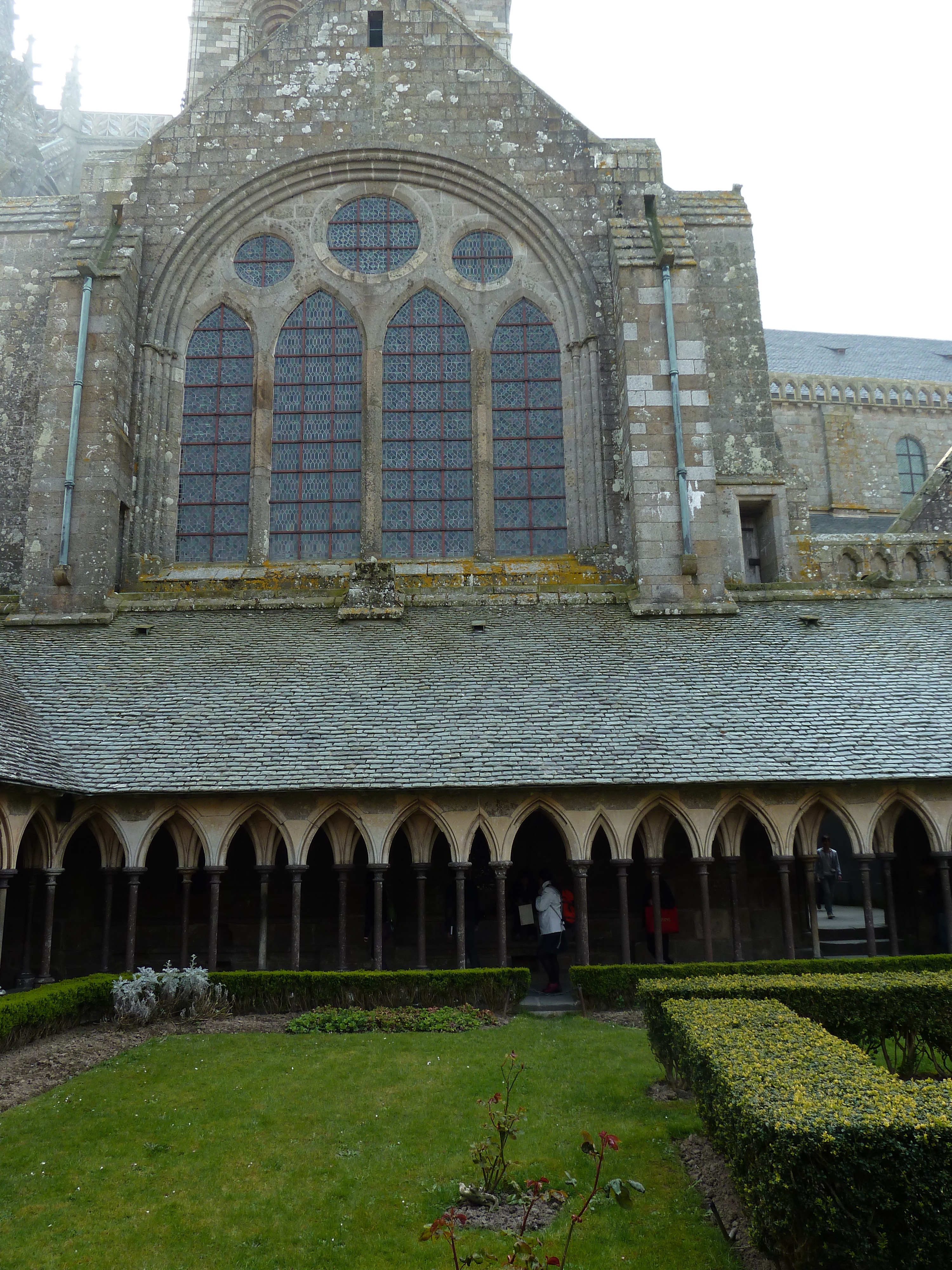 รูปถ่าย ฝรั่งเศส(France) มงแซ็งมีแชล(Mont St Michel) ระเบียงคดแอบบีมงแซ็งมีแชล(Mont St Michel Abbey Cloister) 2010-04 82