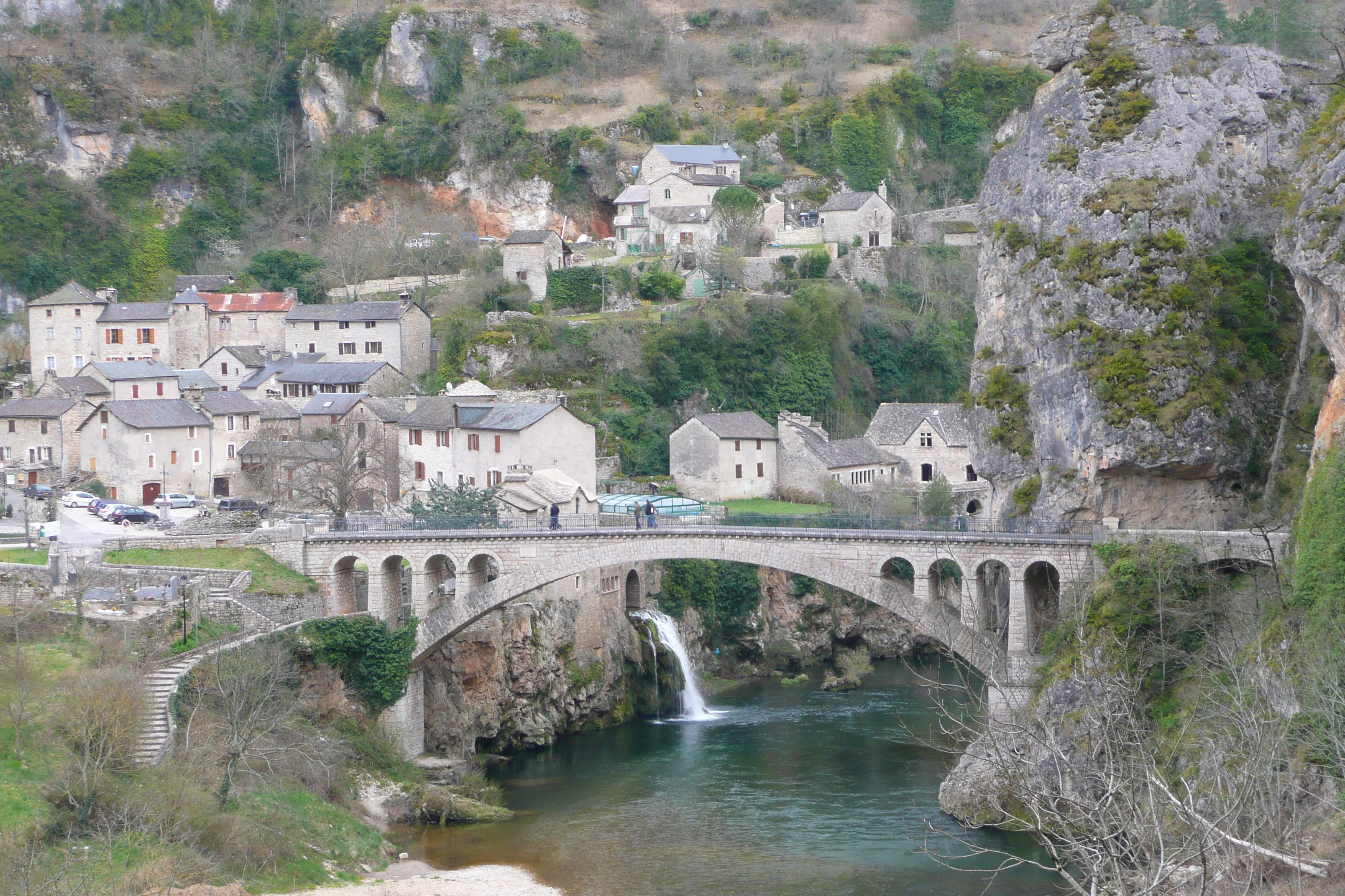 รูปถ่าย ฝรั่งเศส(France) หุบผาชันตาร์น(Gorges du Tarn) 2008-04 11