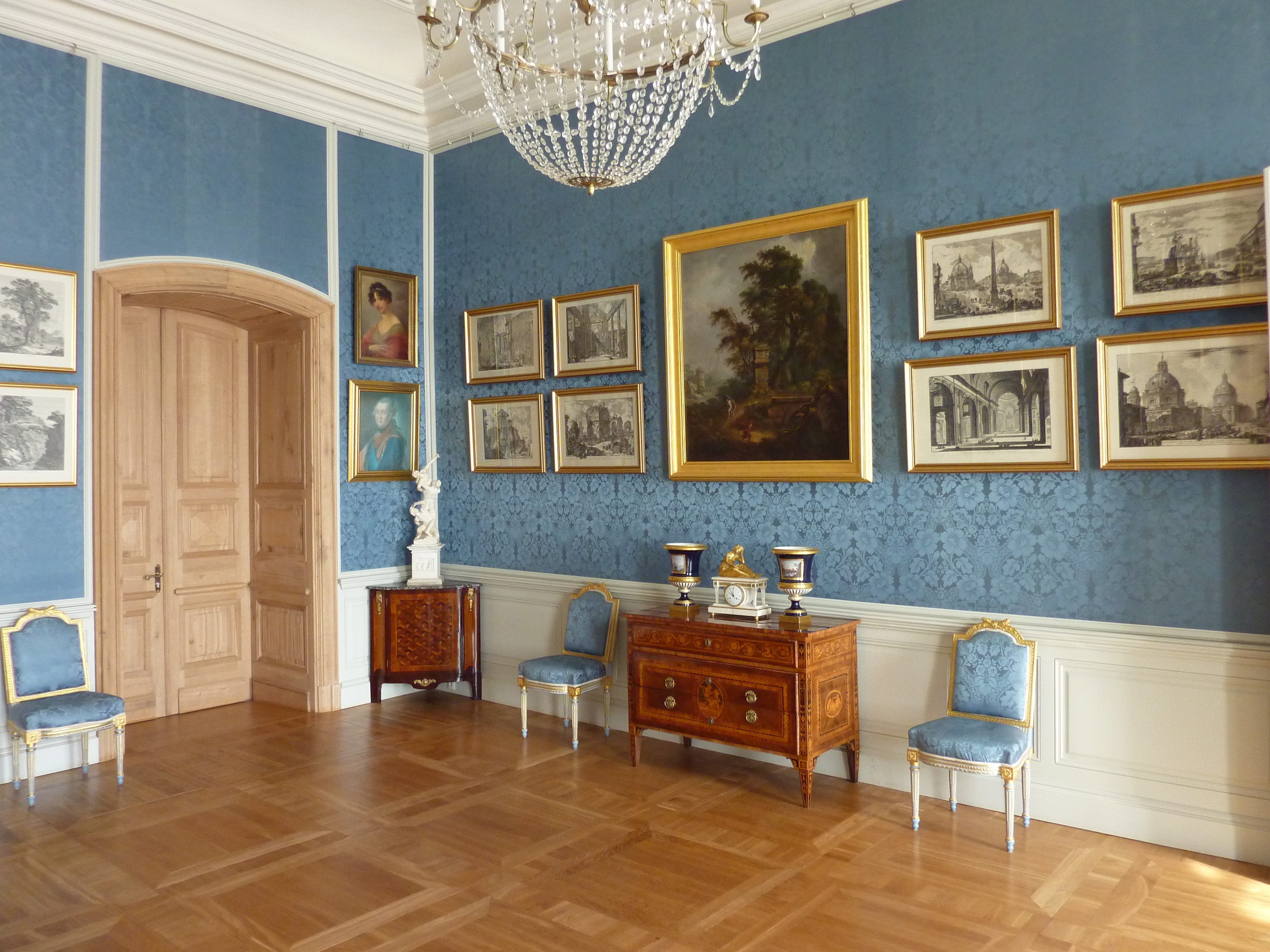 รูปถ่าย ลัตเวีย(Latvia) พระราชวังรุนดาเล(Rundale Palace) 2009-04 36