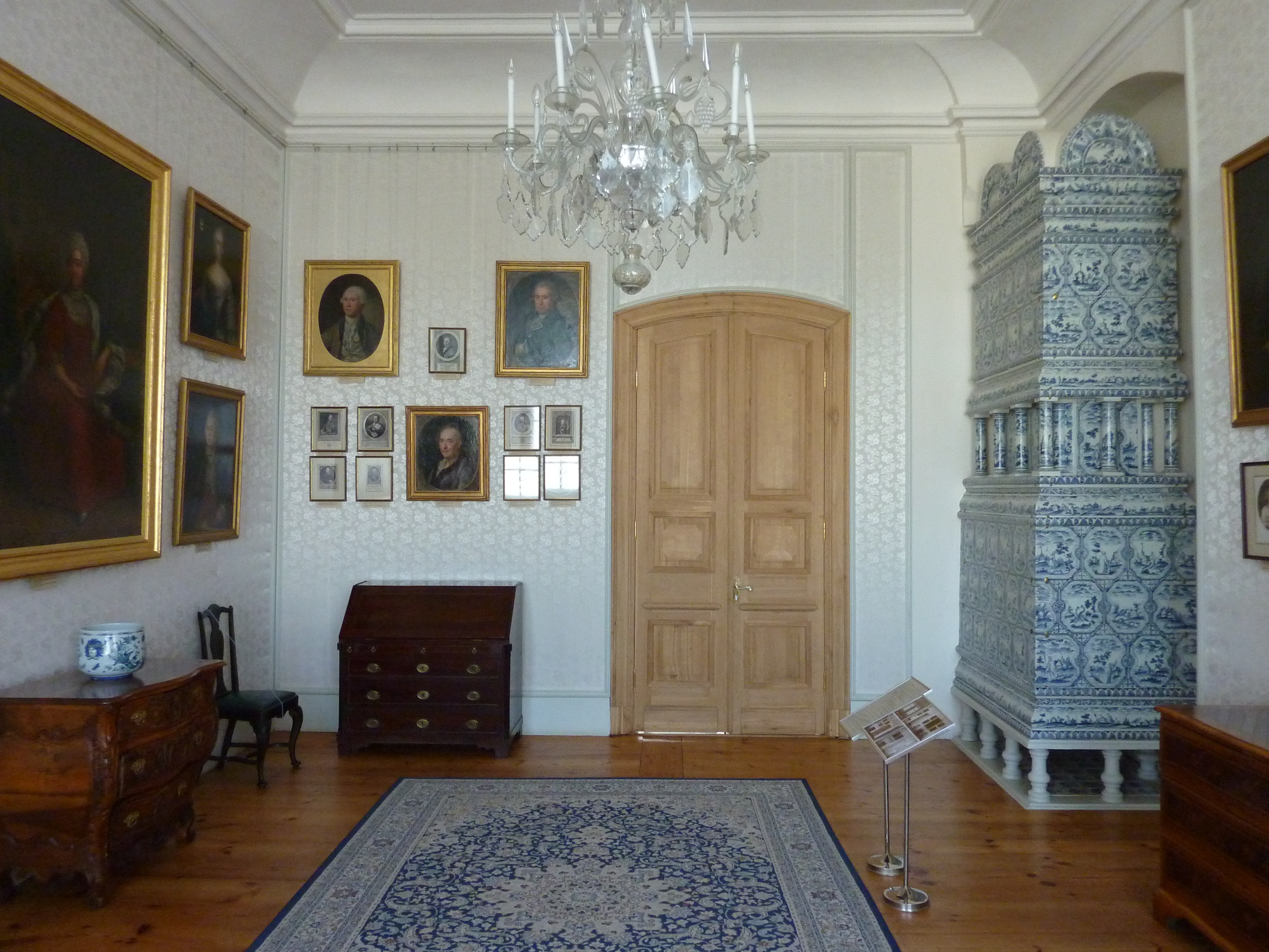 รูปถ่าย ลัตเวีย(Latvia) พระราชวังรุนดาเล(Rundale Palace) 2009-04 1