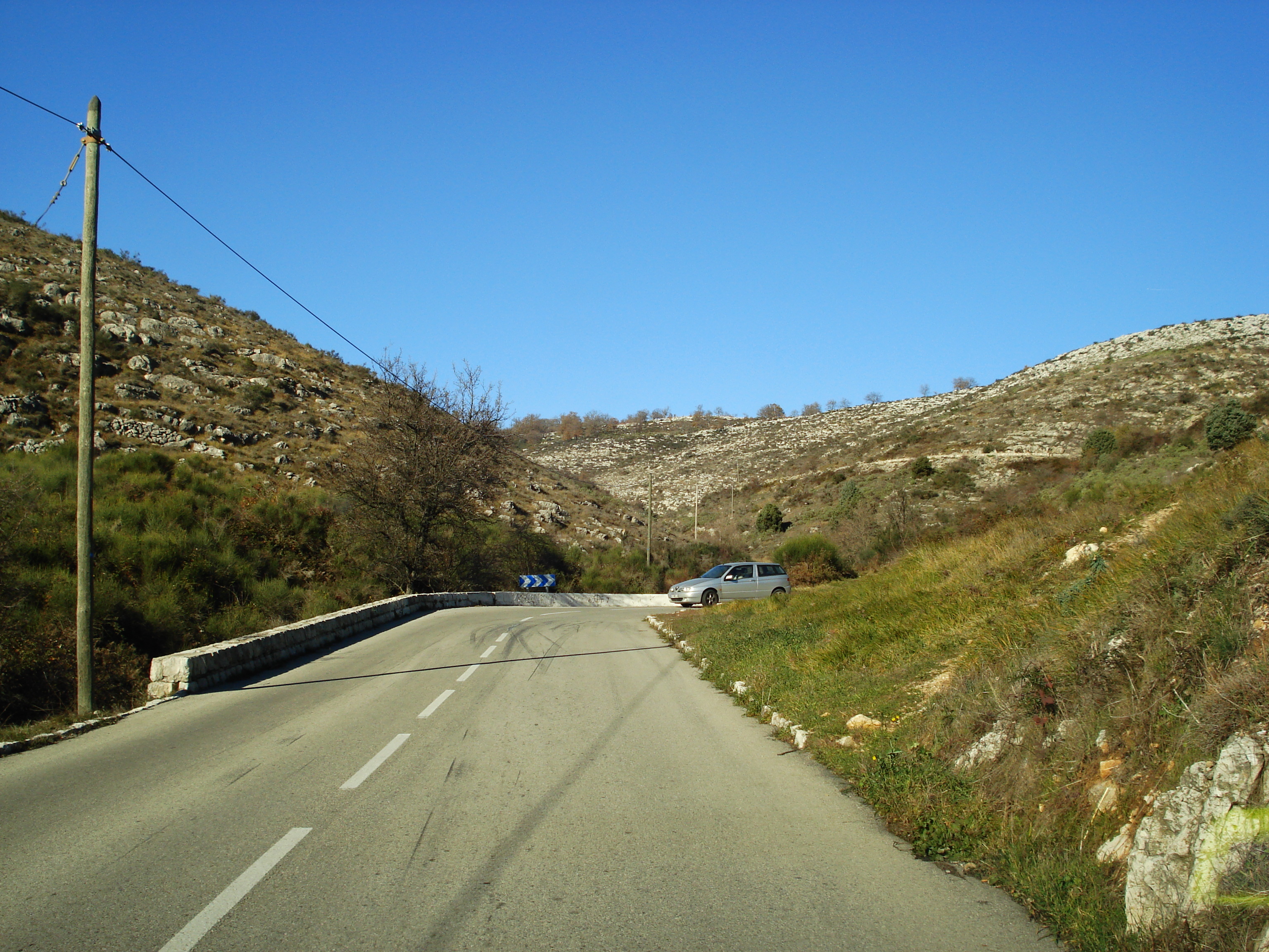 รูปถ่าย ฝรั่งเศส(France) เฟรนช์ริวิเอรา(French Riviera) ถนนช่องเขาเดอว็องส์(Col de Vence road) 2007-01 26
