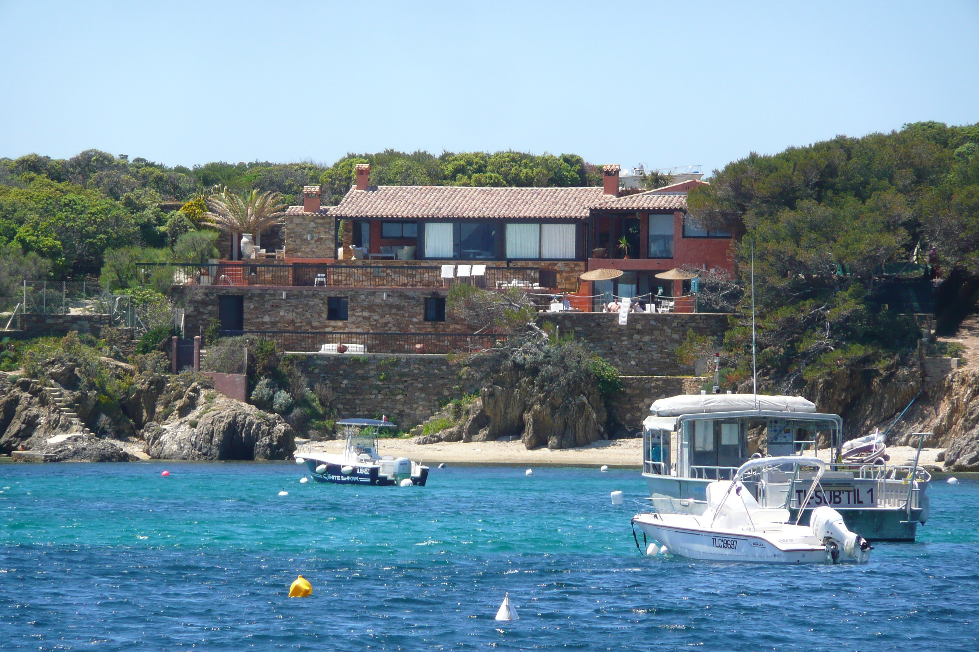 รูปถ่าย ฝรั่งเศส(France) เกาะปอร์เกอรอล(Porquerolles Island) ล่องเรือไปเกาะปอร์เกอรอล(Boat trip to Porquerolles) 2008-05 42