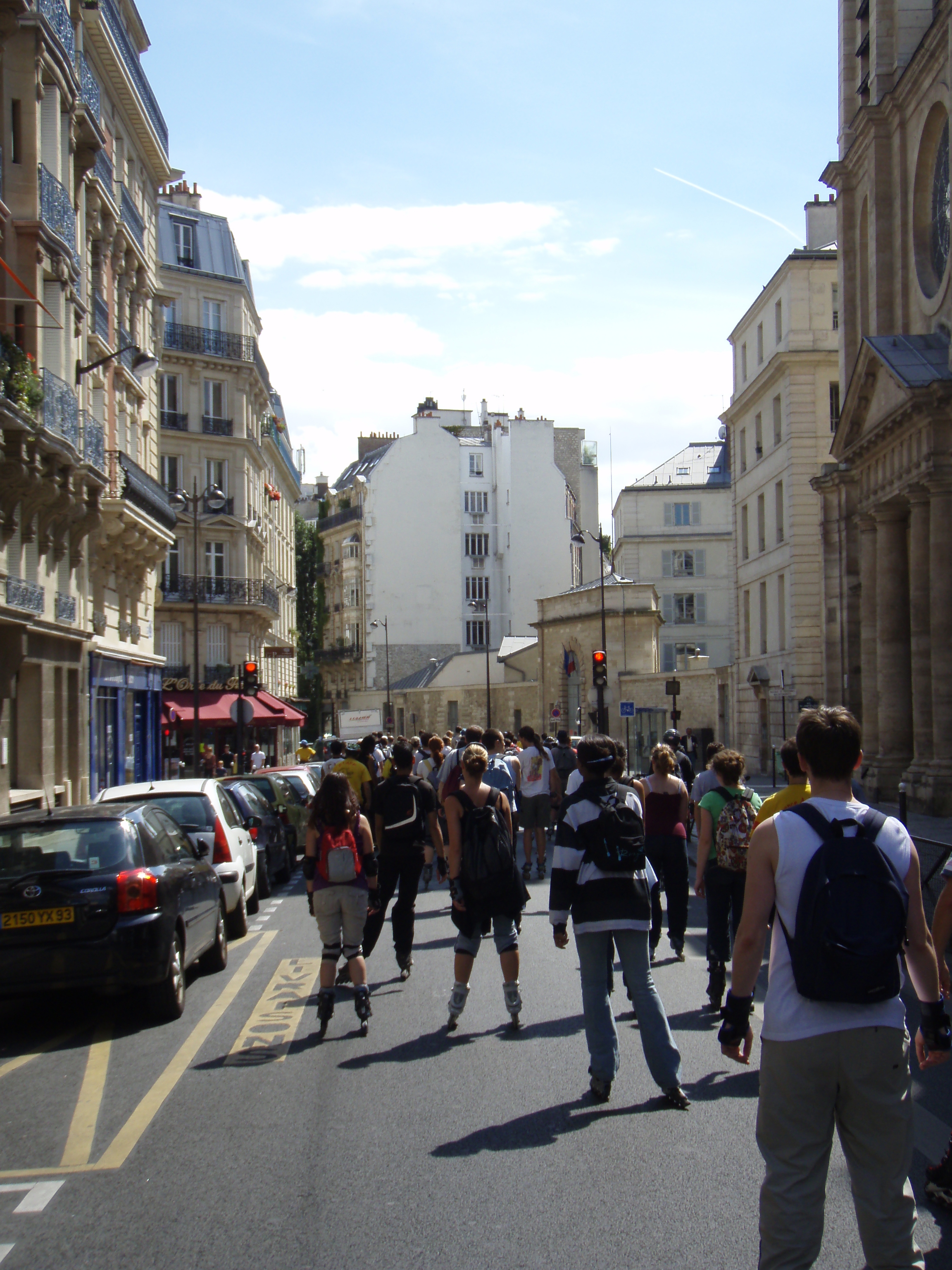 รูปถ่าย ฝรั่งเศส(France) ปารีส(Paris) เล่นสเก็ตในปารีส(Randonnee Roller et Coquillages) 2007-07 43