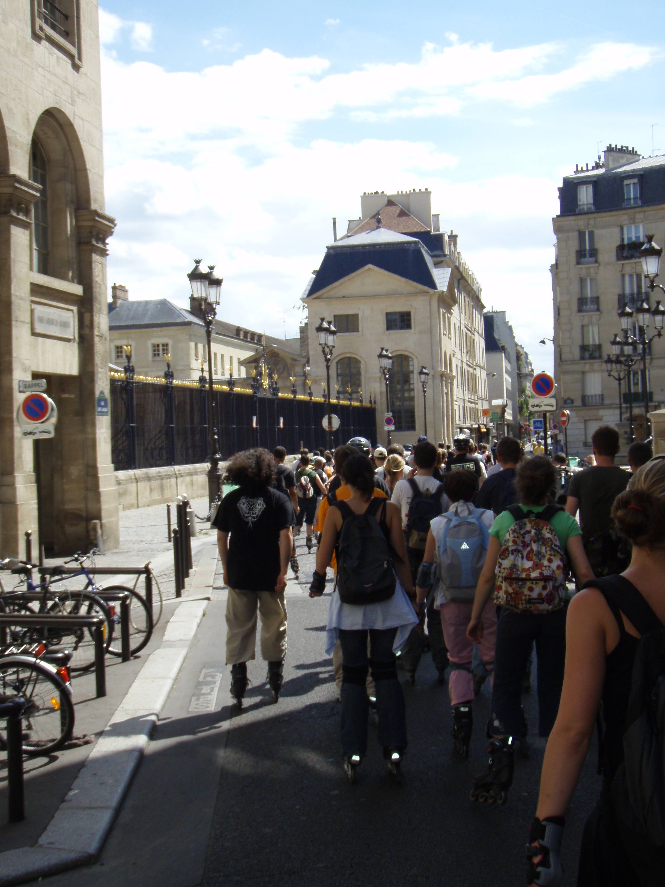 รูปถ่าย ฝรั่งเศส(France) ปารีส(Paris) เล่นสเก็ตในปารีส(Randonnee Roller et Coquillages) 2007-07 38