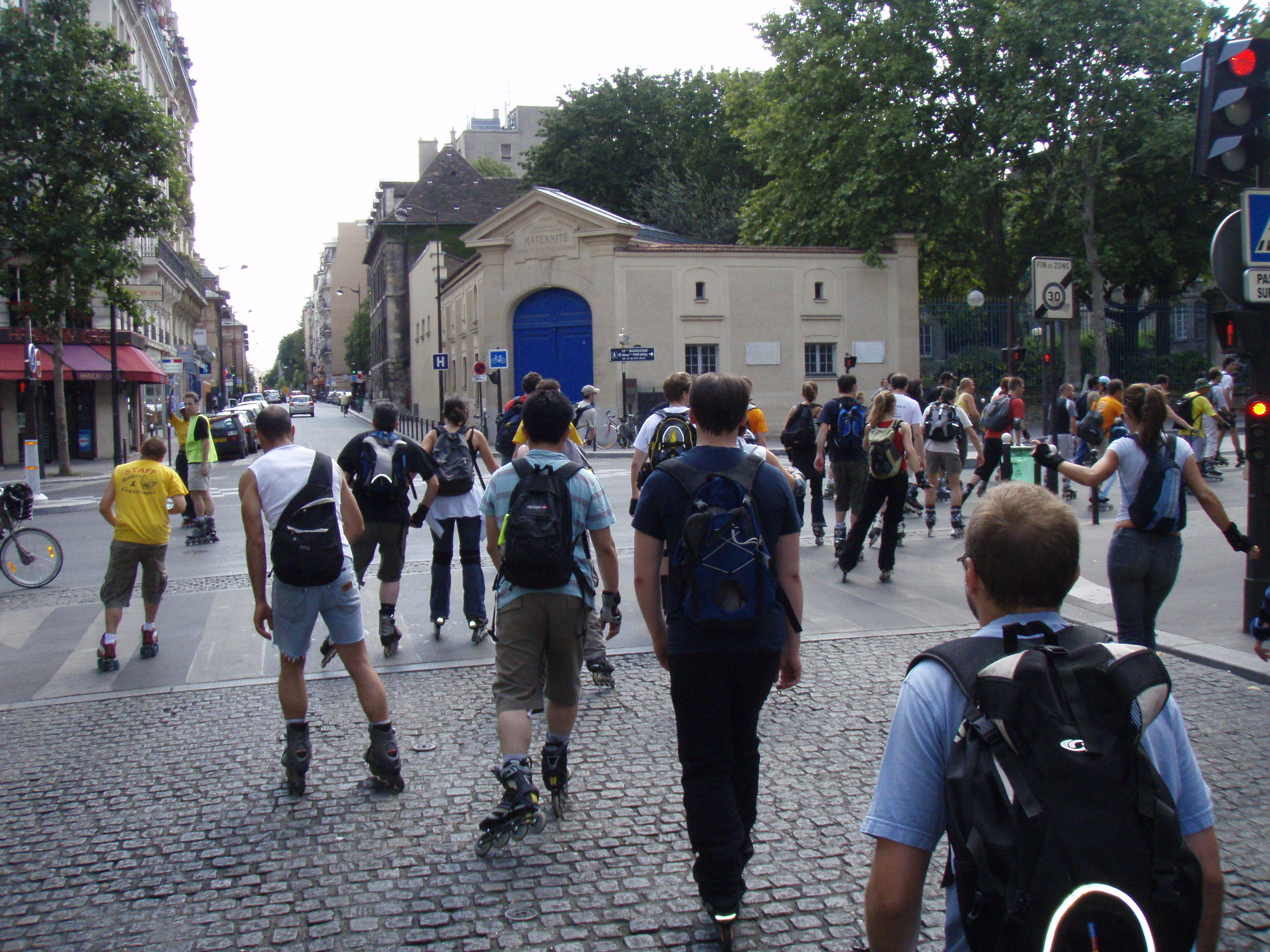 รูปถ่าย ฝรั่งเศส(France) ปารีส(Paris) เล่นสเก็ตในปารีส(Randonnee Roller et Coquillages) 2007-07 67