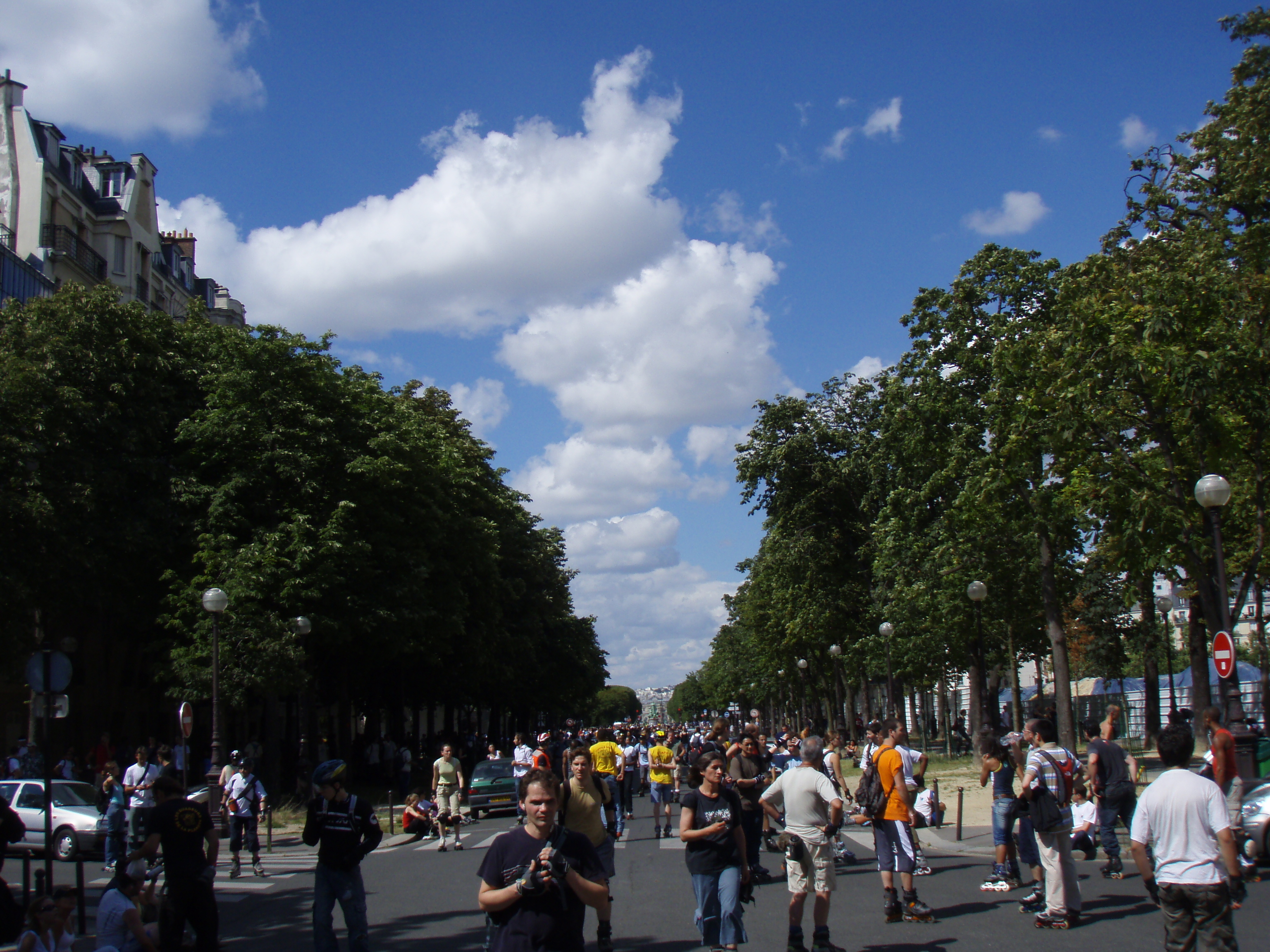 รูปถ่าย ฝรั่งเศส(France) ปารีส(Paris) เล่นสเก็ตในปารีส(Randonnee Roller et Coquillages) 2007-07 78