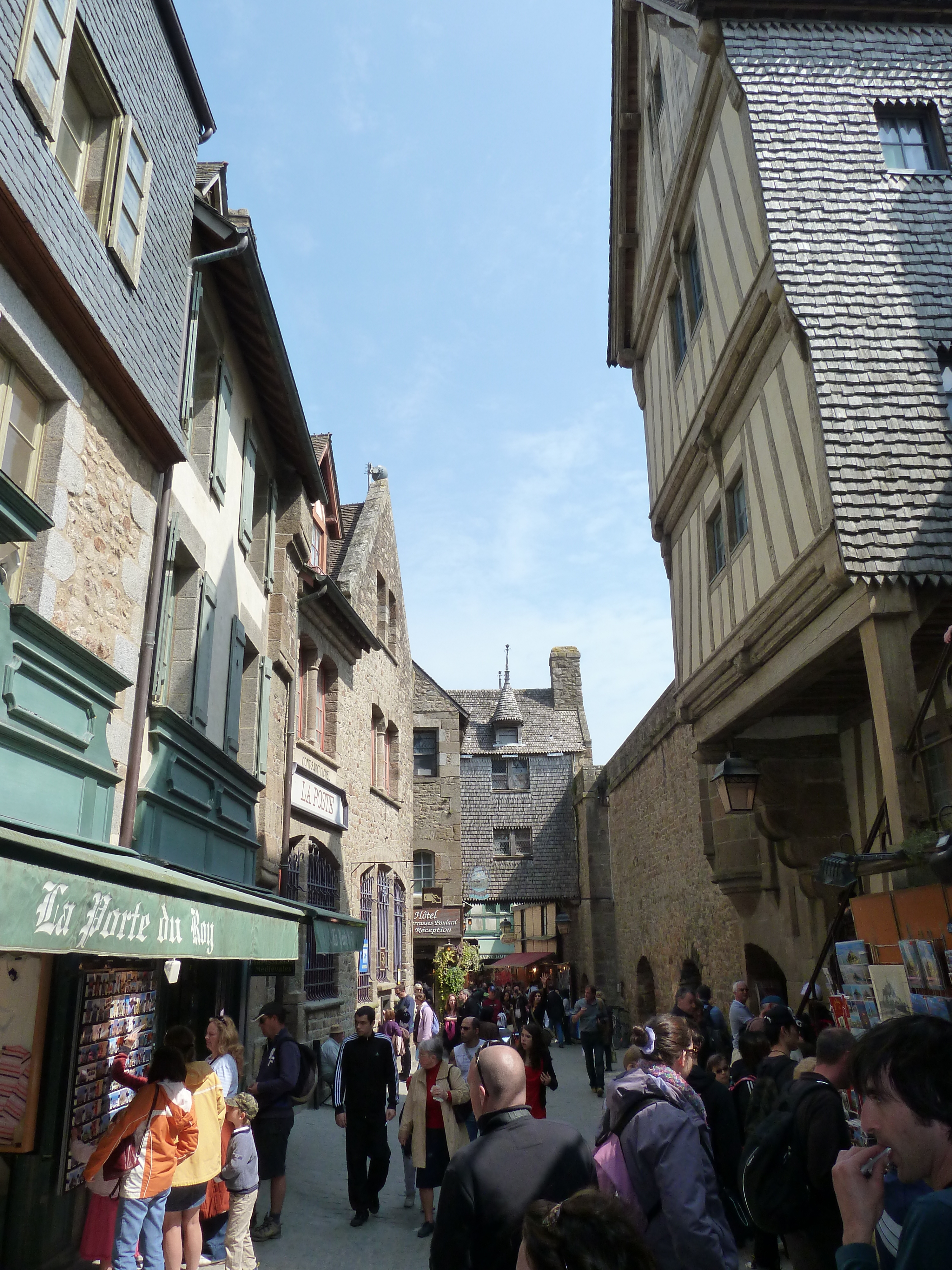 รูปถ่าย ฝรั่งเศส(France) มงแซ็งมีแชล(Mont St Michel) หมู่บ้านมงแซ็งมีแชล(Mont St Michel Village) 2010-04 20