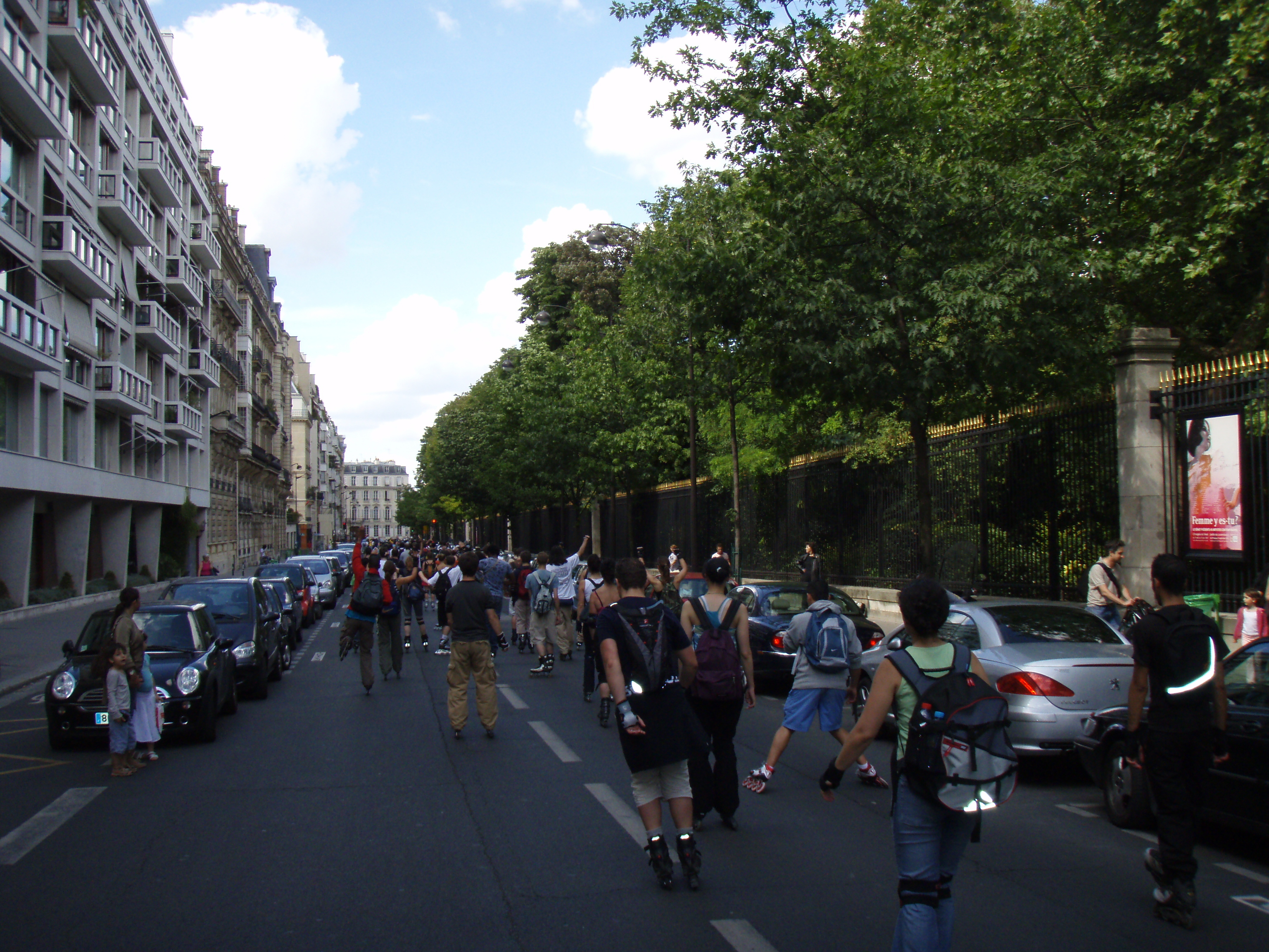 รูปถ่าย ฝรั่งเศส(France) ปารีส(Paris) เล่นสเก็ตในปารีส(Randonnee Roller et Coquillages) 2007-07 49