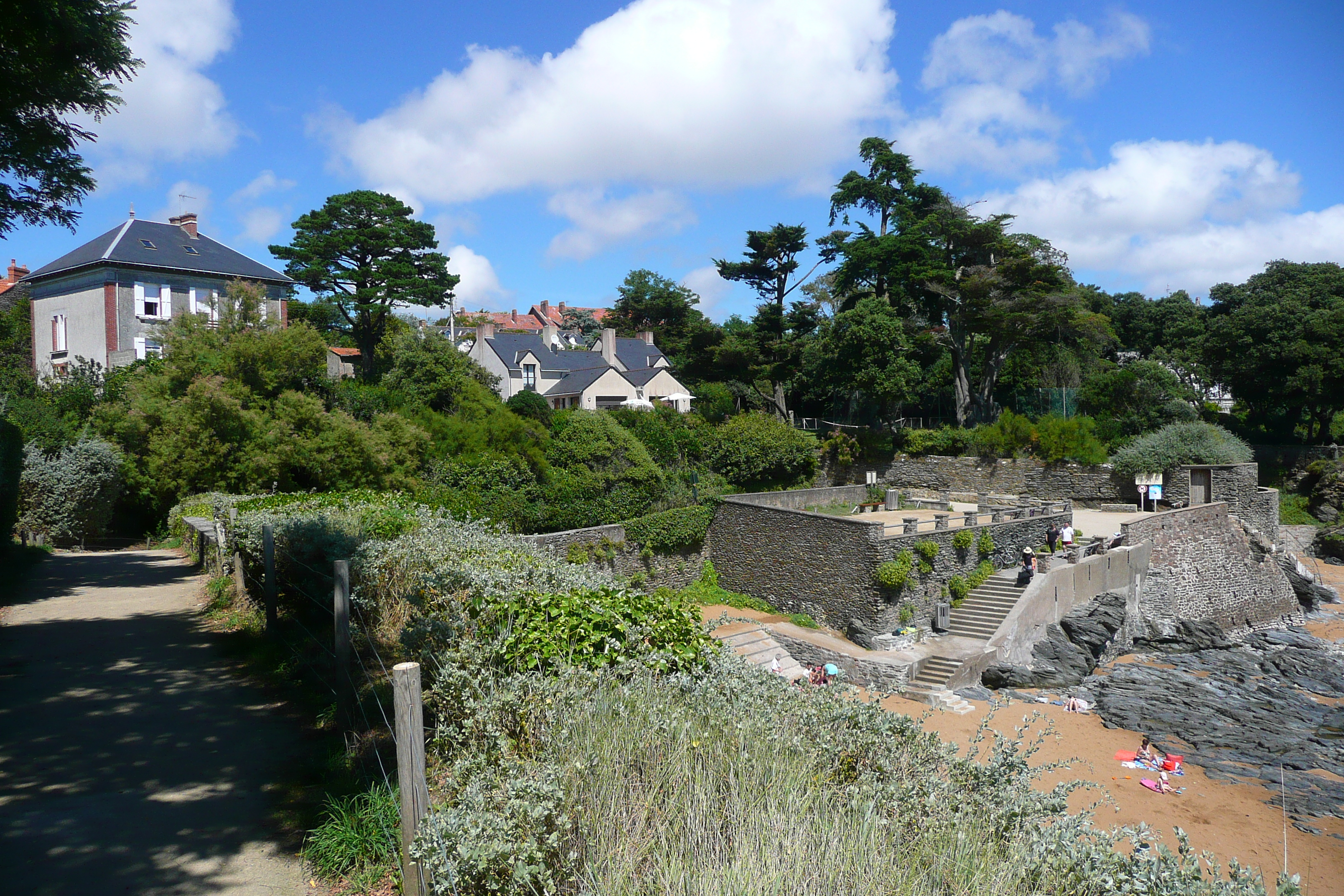 รูปถ่าย ฝรั่งเศส(France) ปอร์นิค(Pornic) แซ็นต์มารี-ซูร์-แมร์(Sainte Marie sur Mer) 2008-07 14