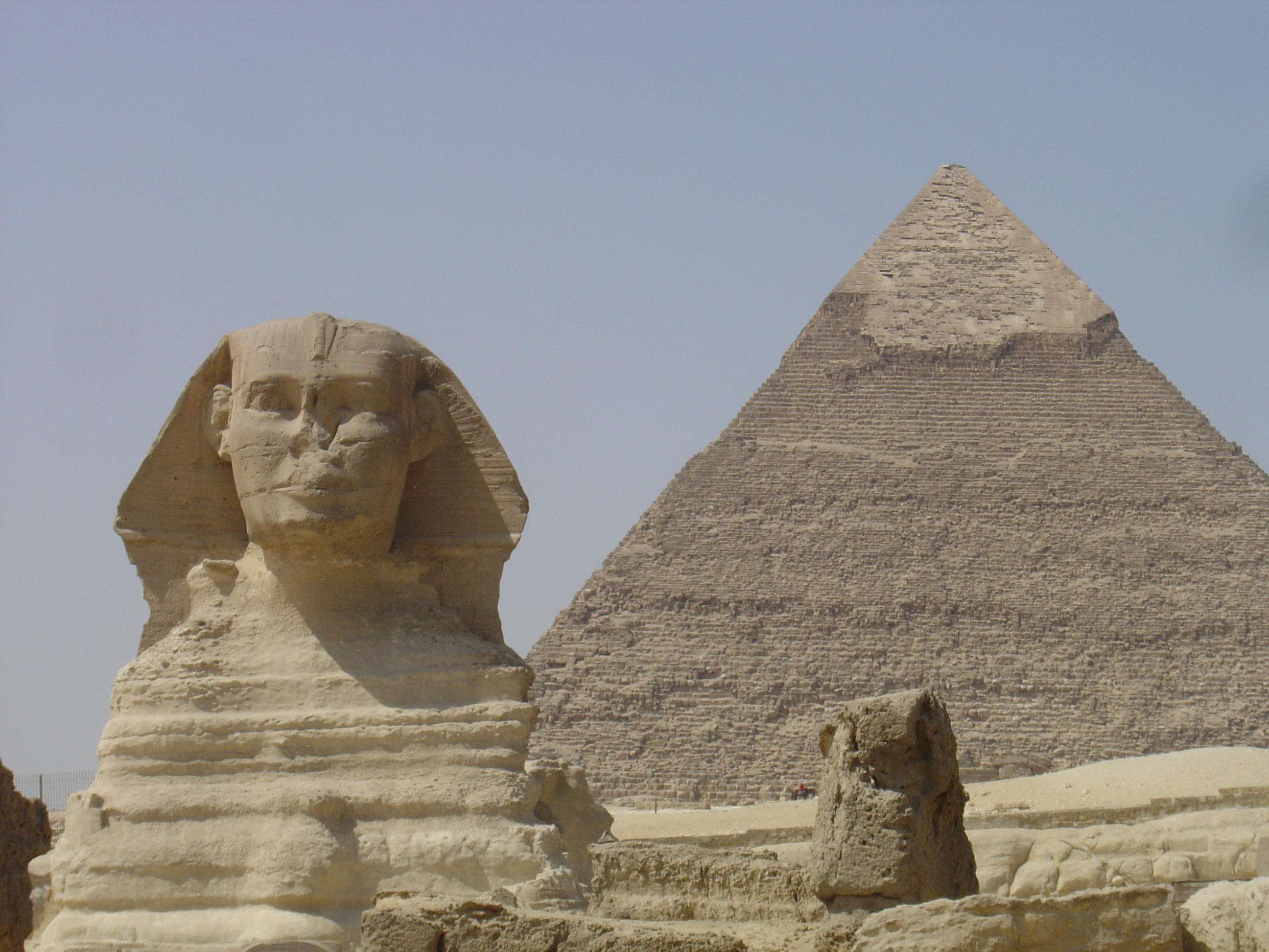 รูปถ่าย อียิปต์(Egypt) มหาพีระมิดแห่งกีซา(Giza Pyramids) 2004-09 25