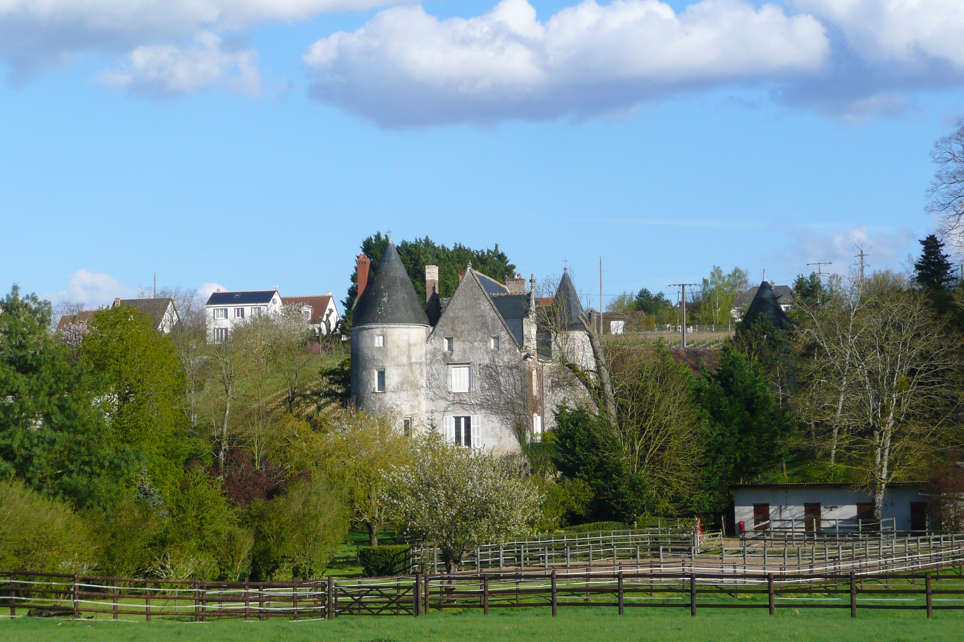 รูปถ่าย ฝรั่งเศส(France) อ็องบวซ(Amboise) ถนนจากอ็องบวซไปบลัว(Amboise to blois road) 2008-04 12
