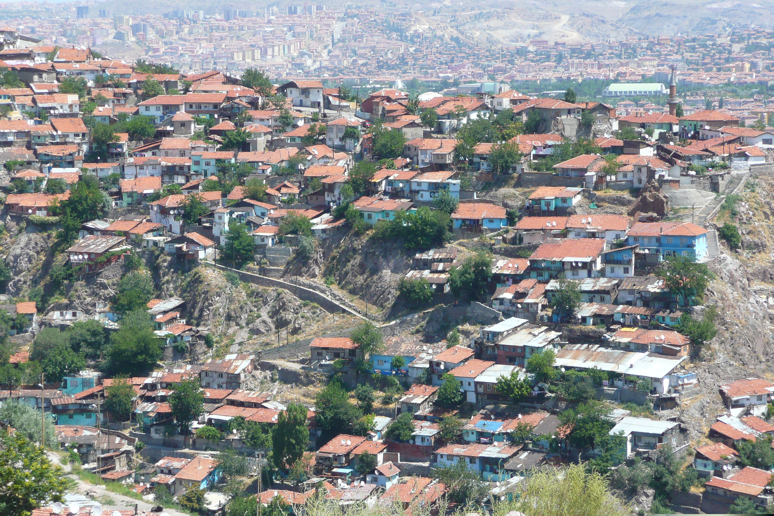 รูปถ่าย ตุรกี(Turkey) อังการา(Ankara) ป้อมปราการอังการา(Ankara Fortress) 2008-07 44