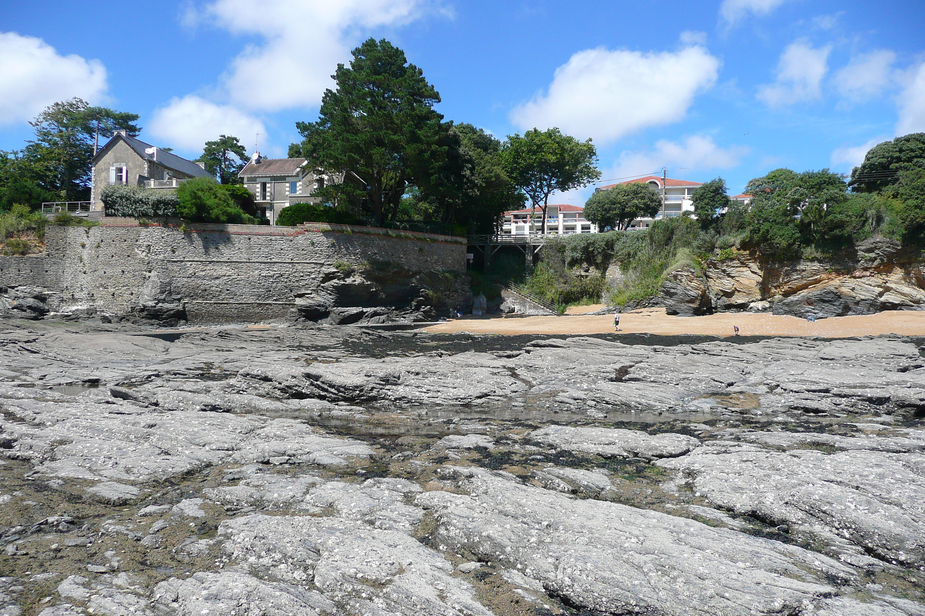 รูปถ่าย ฝรั่งเศส(France) ปอร์นิค(Pornic) หาดกร็องด์วาเล(grandes vallees Beach) 2008-07 4