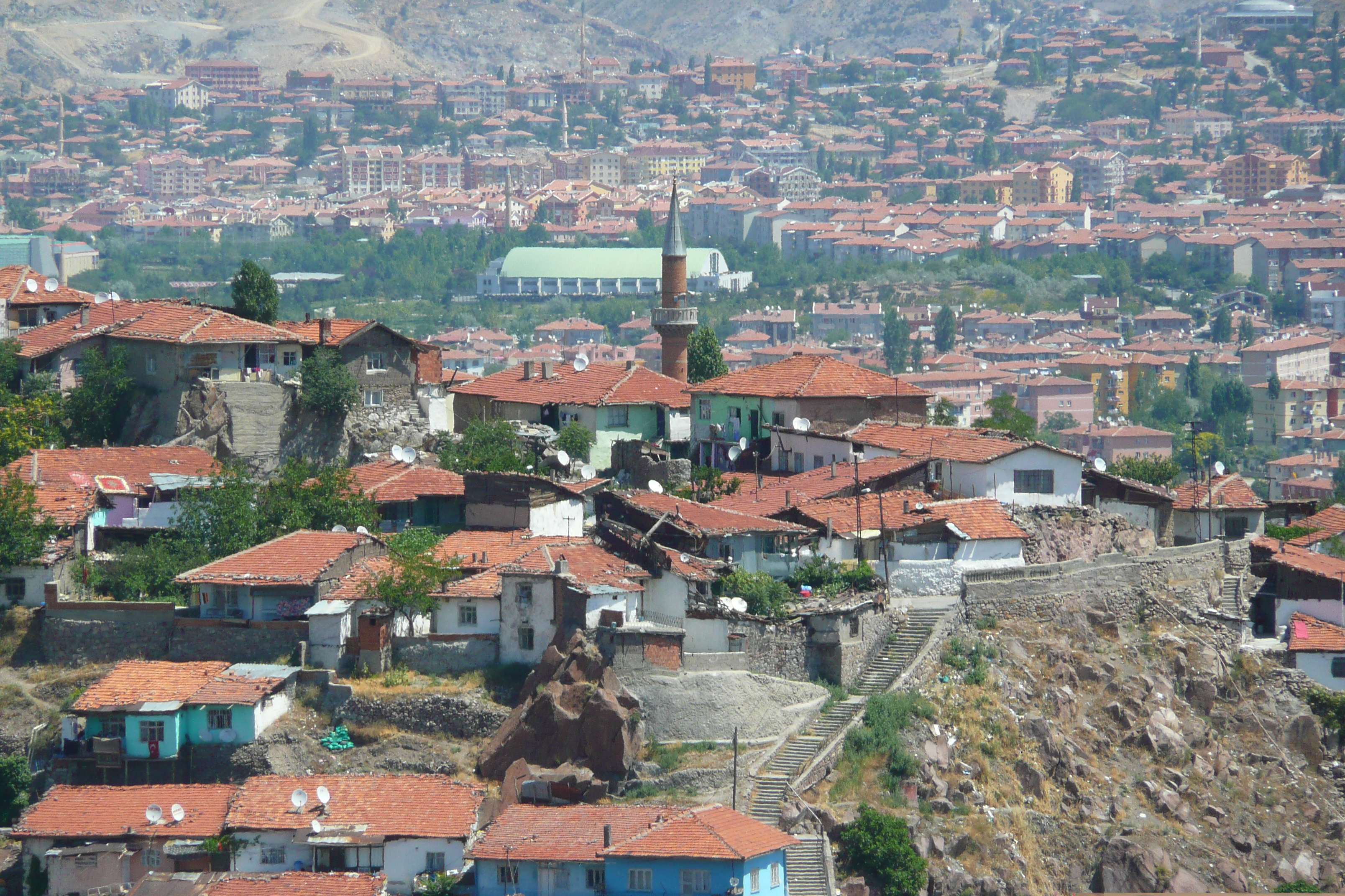 รูปถ่าย ตุรกี(Turkey) อังการา(Ankara) ป้อมปราการอังการา(Ankara Fortress) 2008-07 35