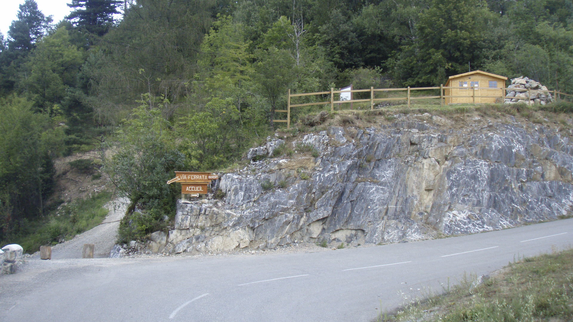 รูปถ่าย ฝรั่งเศส(France) วิคเดสโซ(Vicdessos) เส้นทางปีนผาเวียแฟร์ราตาด้านเหนือ(Via Ferrata North) 2007-08 46