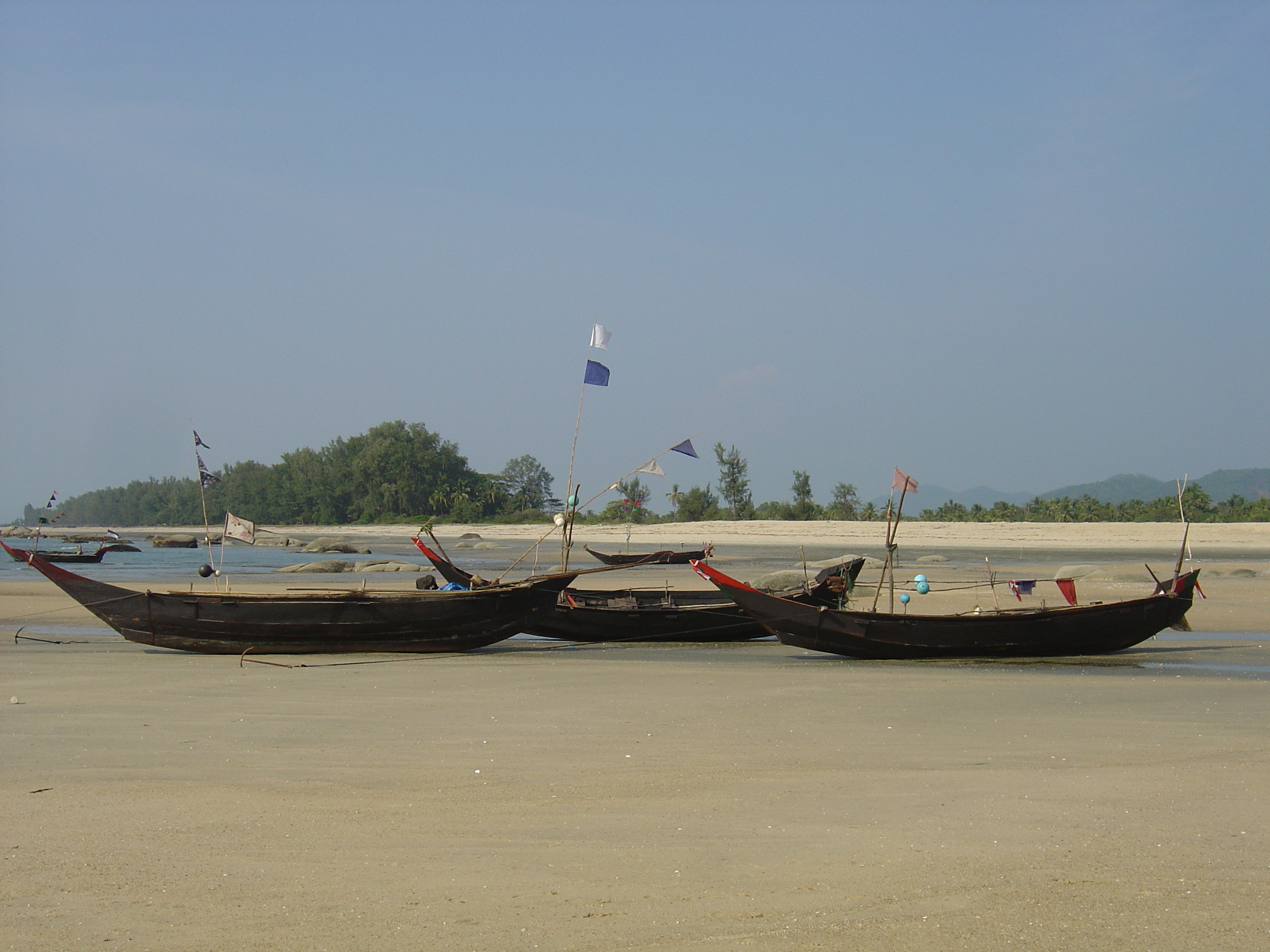 รูปถ่าย พม่า(Myanmar) หาดหม่องมะกัน(Maungmagan beach) 2005-01 80