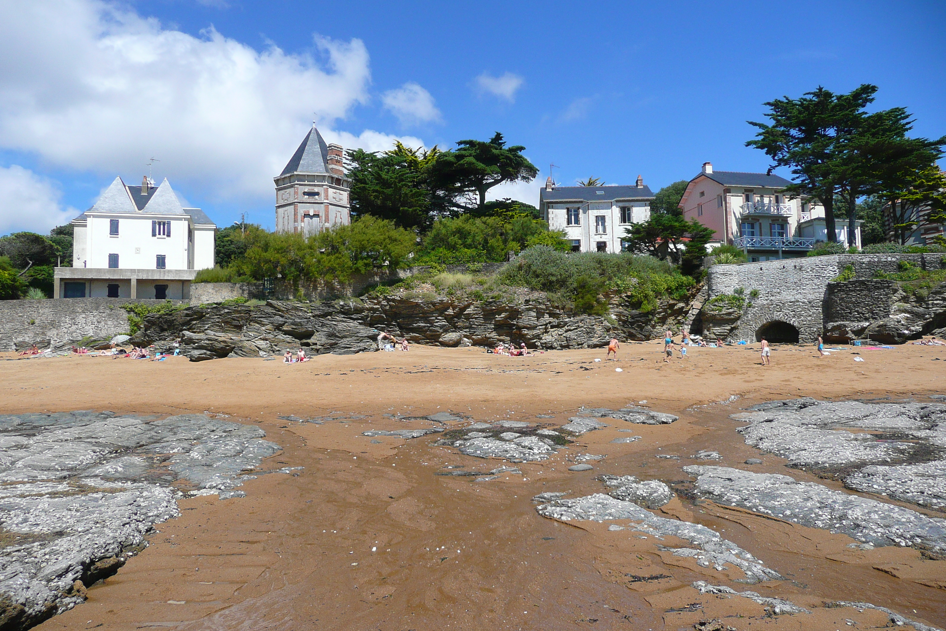 รูปถ่าย ฝรั่งเศส(France) ปอร์นิค(Pornic) หาดกร็องด์วาเล(grandes vallees Beach) 2008-07 8