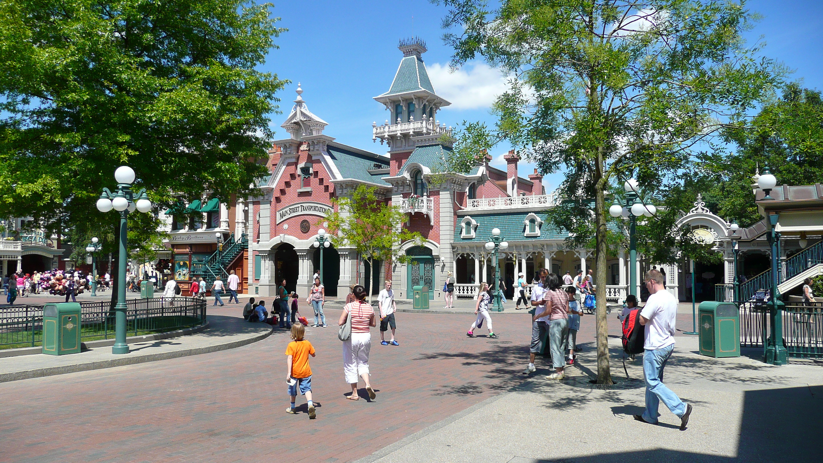 รูปถ่าย ฝรั่งเศส(France) ดิสนีย์แลนด์ปารีส(Disneyland Paris) เมนสตรีต(Main Street) 2007-07 22