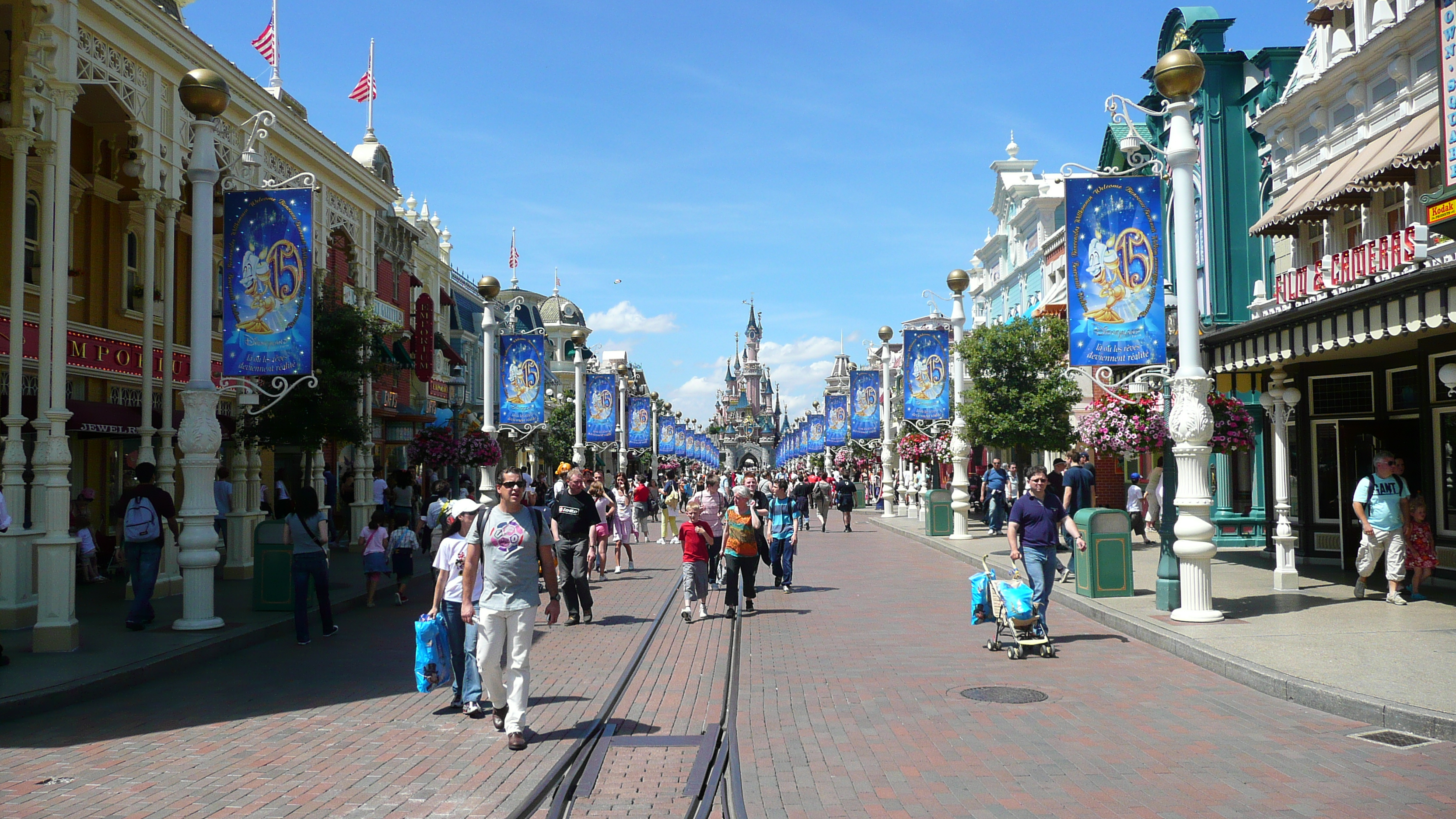รูปถ่าย ฝรั่งเศส(France) ดิสนีย์แลนด์ปารีส(Disneyland Paris) เมนสตรีต(Main Street) 2007-07 7