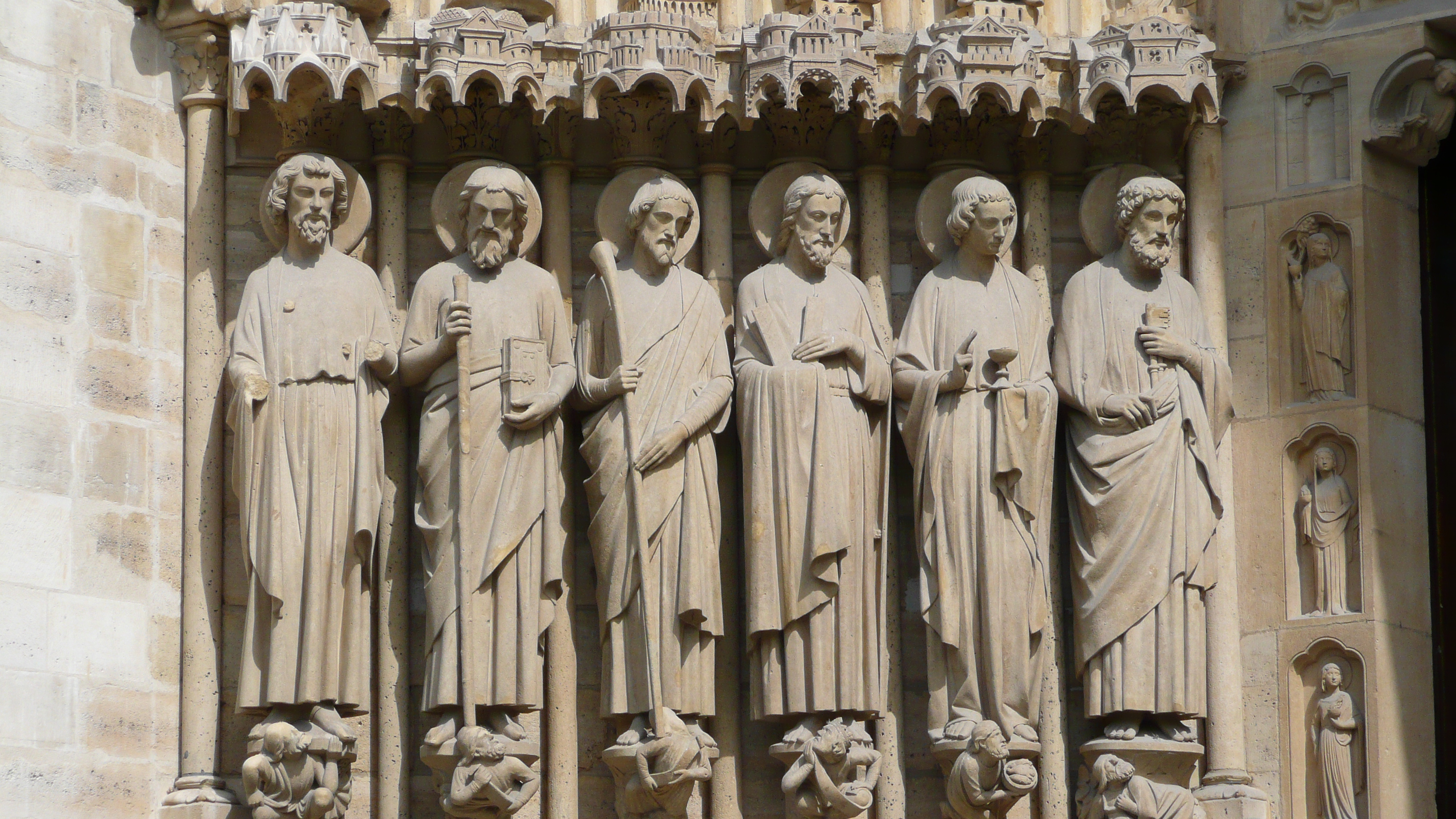 รูปถ่าย ฝรั่งเศส(France) ปารีส(Paris) มหาวิหารน็อทร์-ดาม(Notre Dame) 2007-05 250