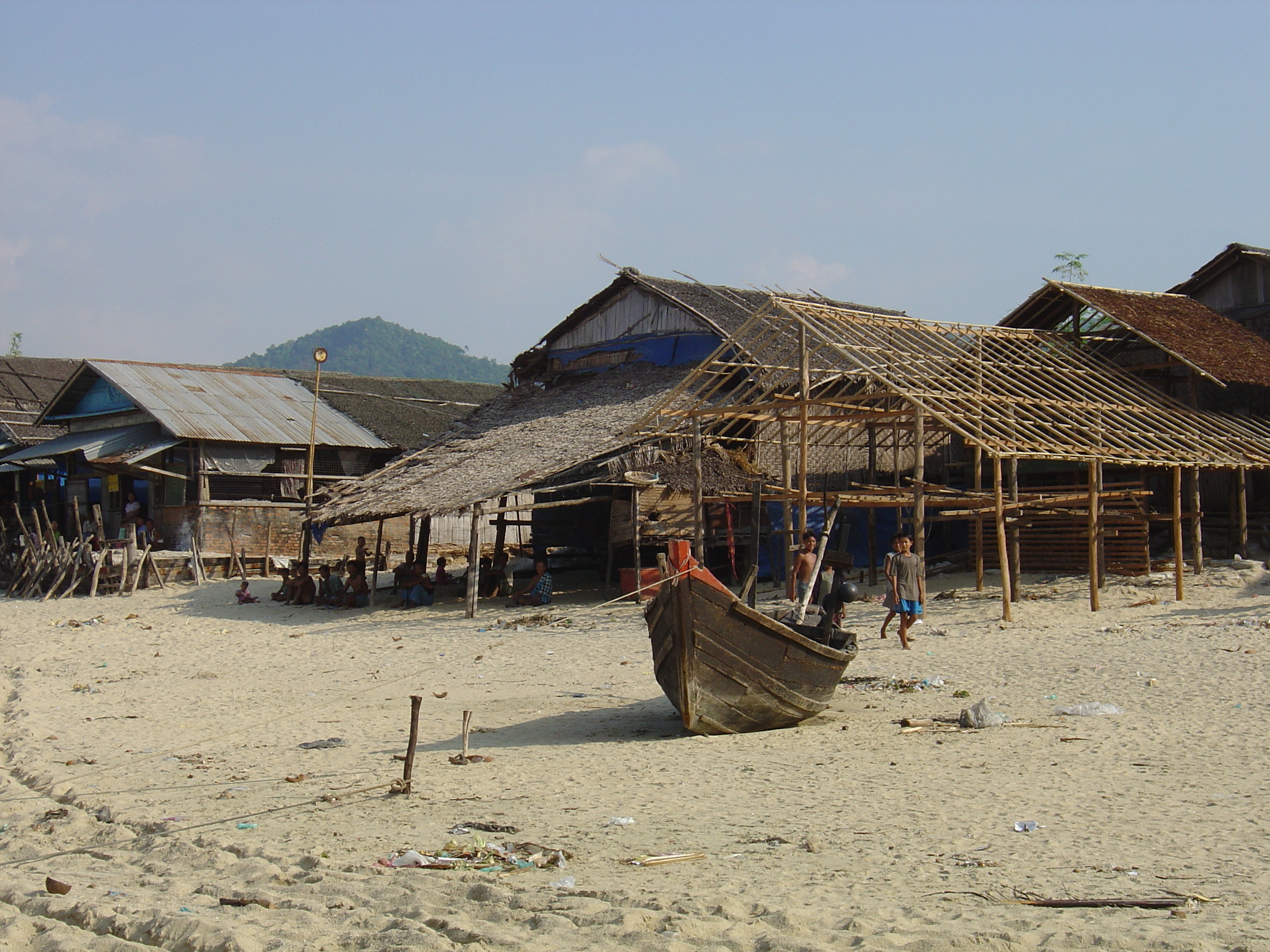 รูปถ่าย พม่า(Myanmar) หาดหม่องมะกัน(Maungmagan beach) 2005-01 20