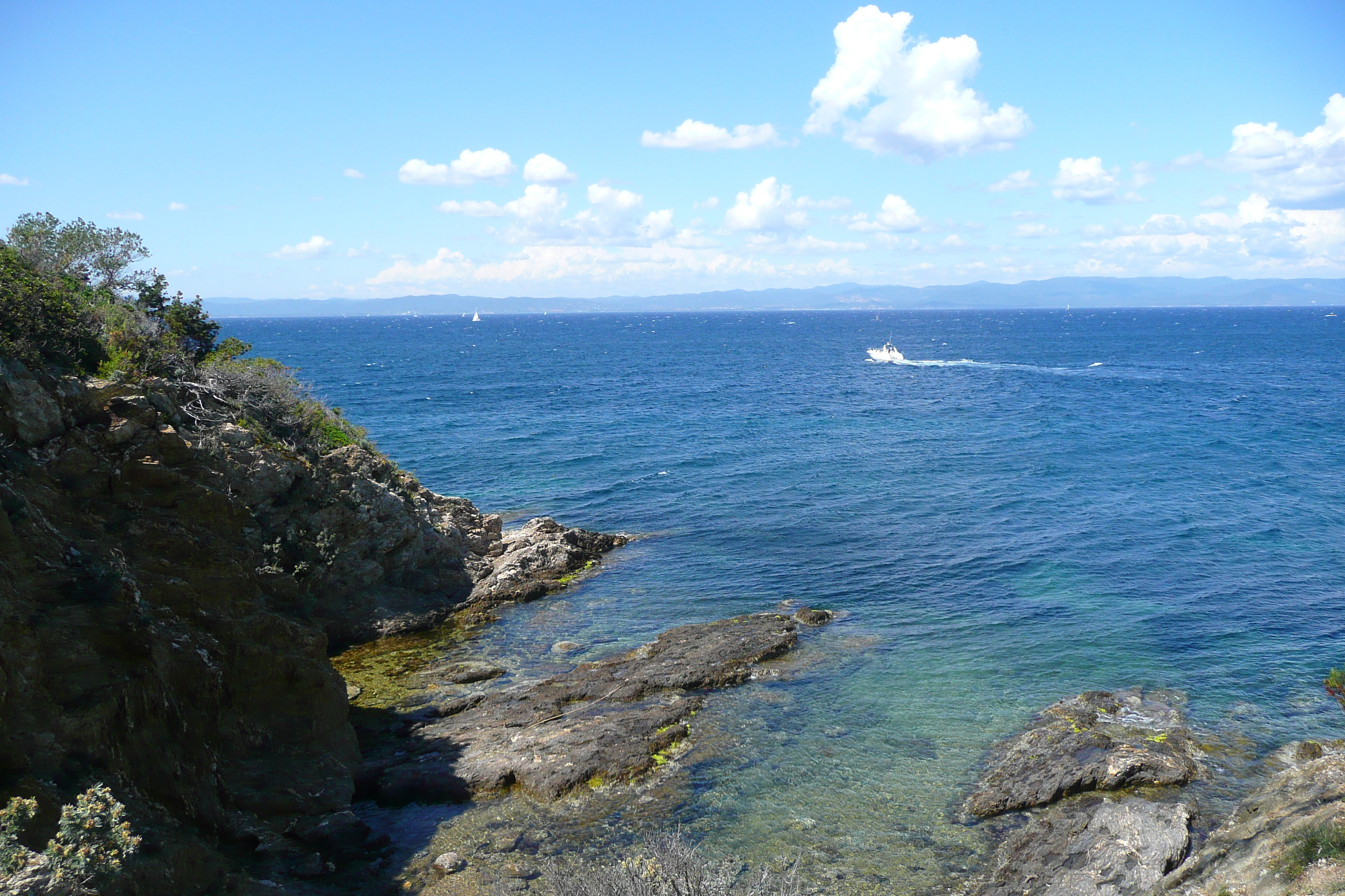 รูปถ่าย ฝรั่งเศส(France) เกาะปอร์เกอรอล(Porquerolles Island) หาดอาลีกัสตร์(Alycastre beach) 2008-05 12