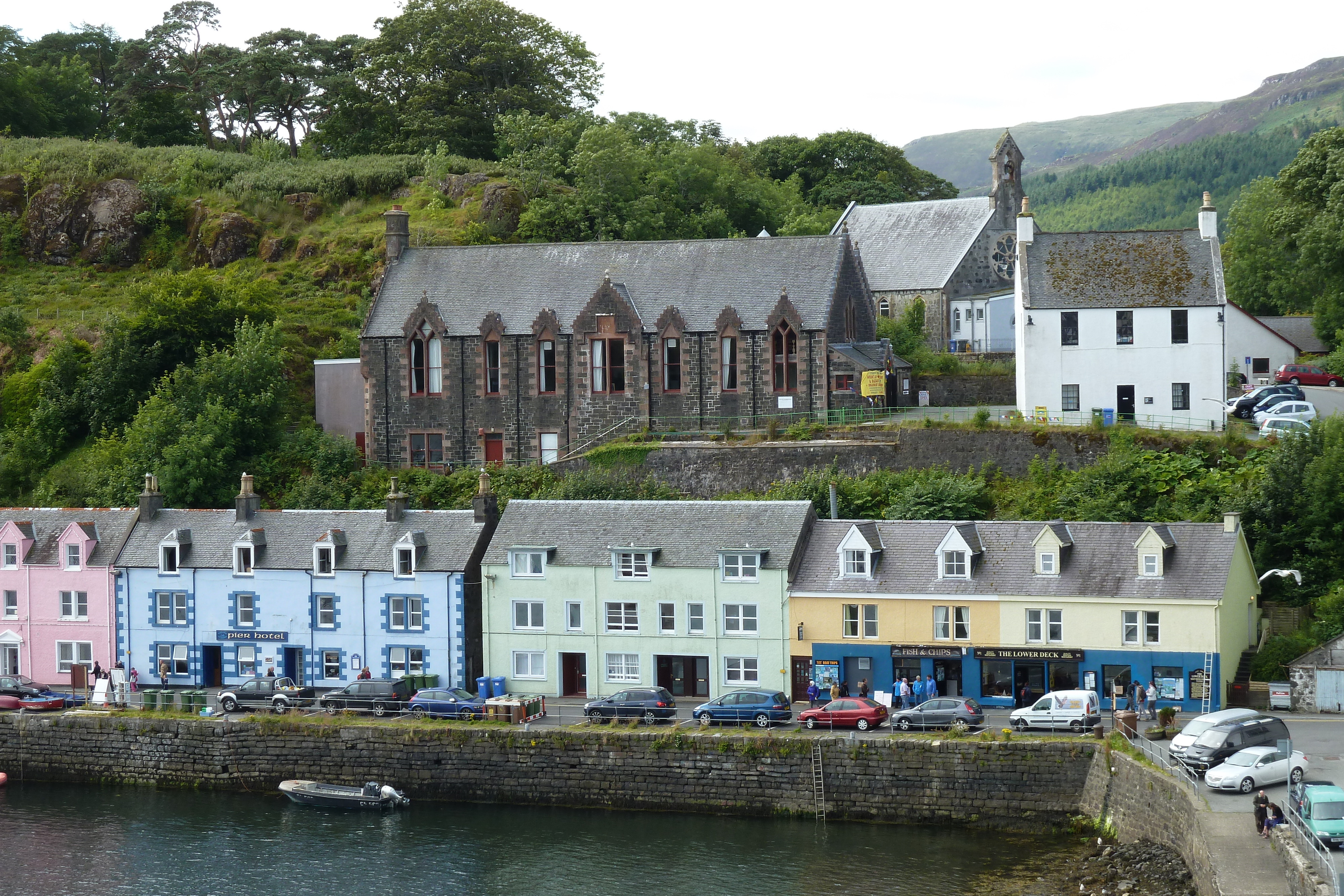 รูปถ่าย อังกฤษ(United Kingdom) เกาะสกาย(Skye) พอร์ทรี(Portree) 2011-07 30