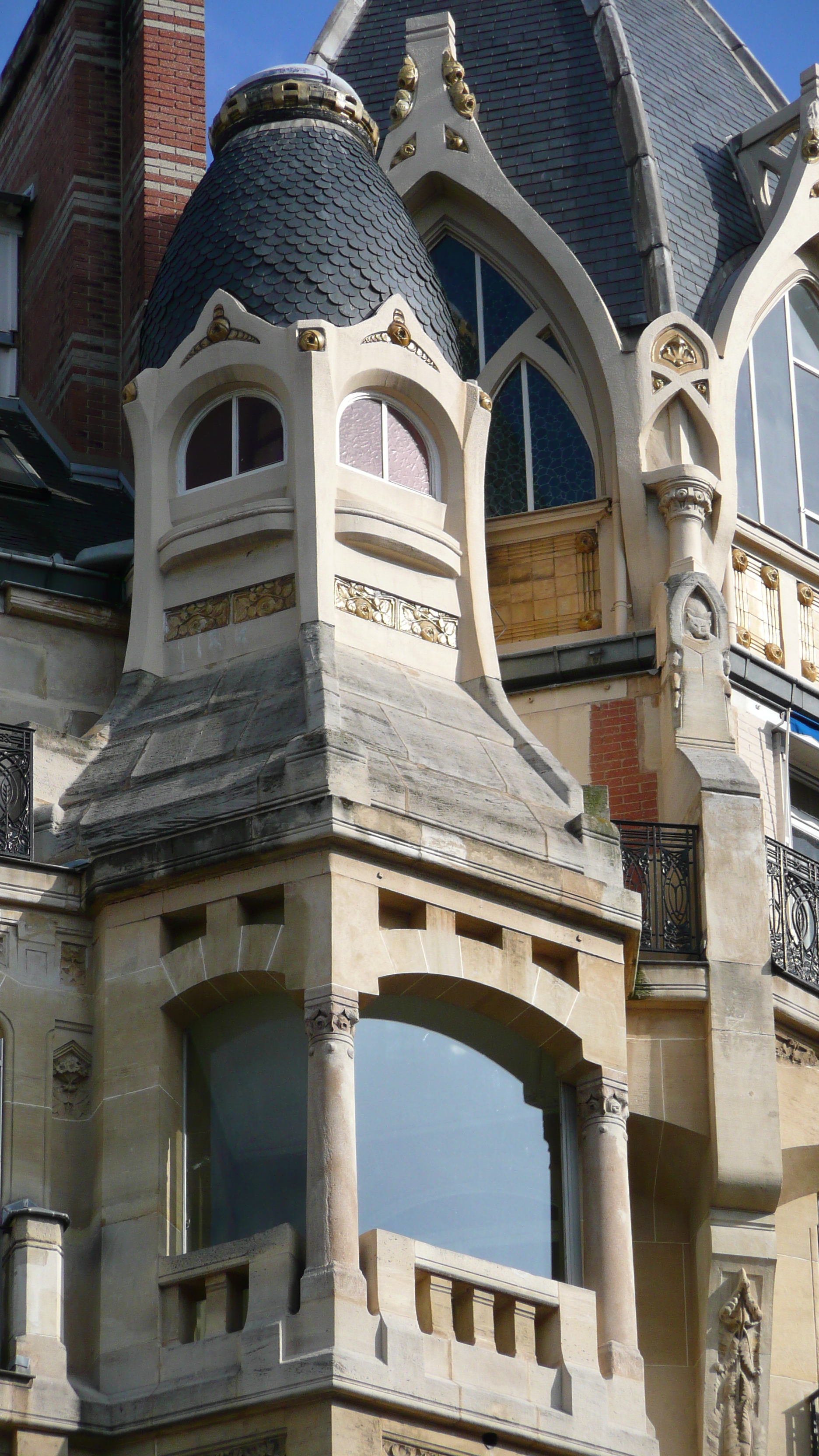 รูปถ่าย ฝรั่งเศส(France) ปารีส(Paris) คุ้มที่ 17 (17th Arrondissement) ถนนฌูฟรัว-ดาบ็อง(Rue Jouffroy d'Abbans) 2007-06 7