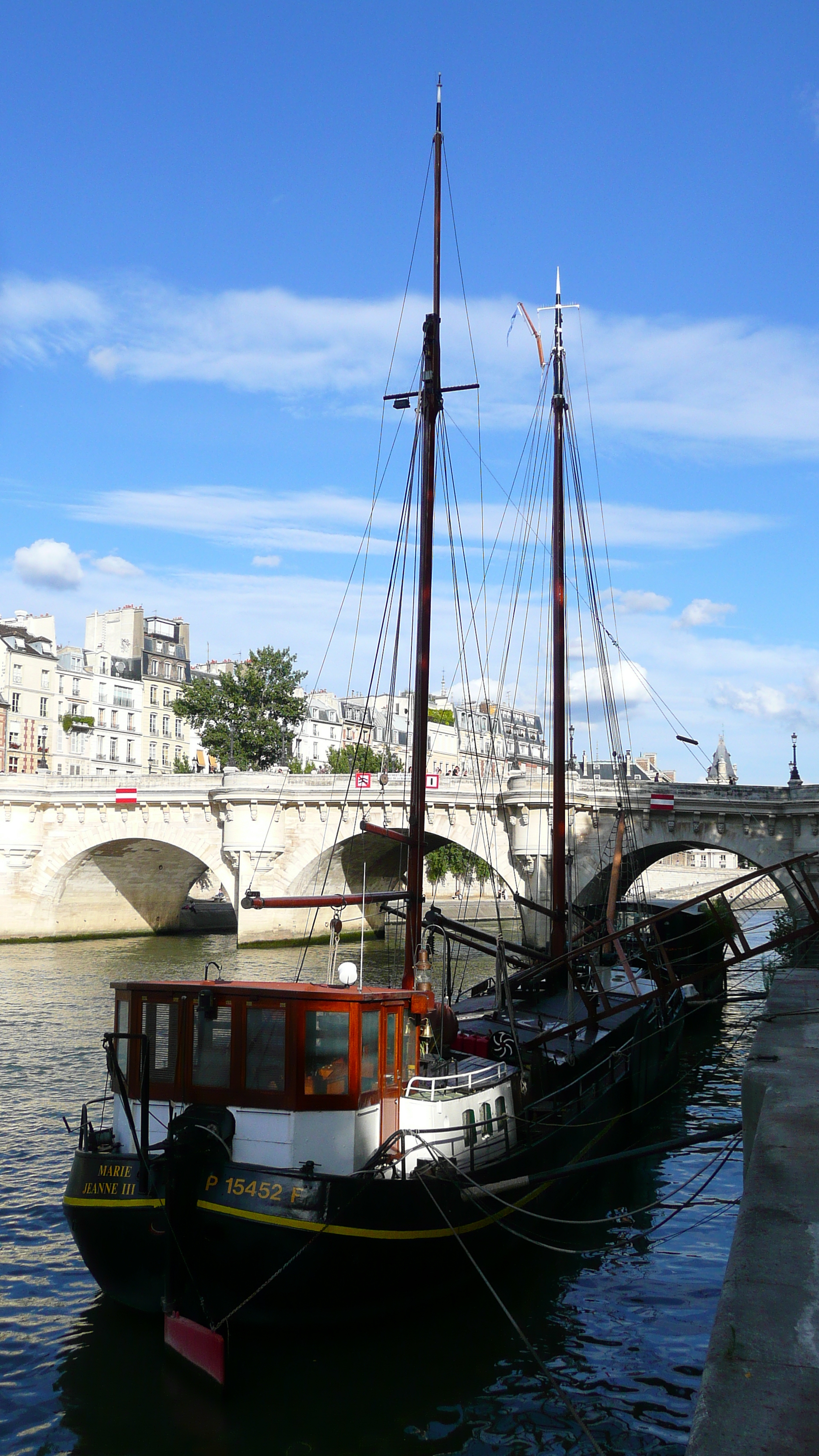รูปถ่าย ฝรั่งเศส(France) ปารีส(Paris) แม่น้ำแซน(Seine river) 2007-07 8