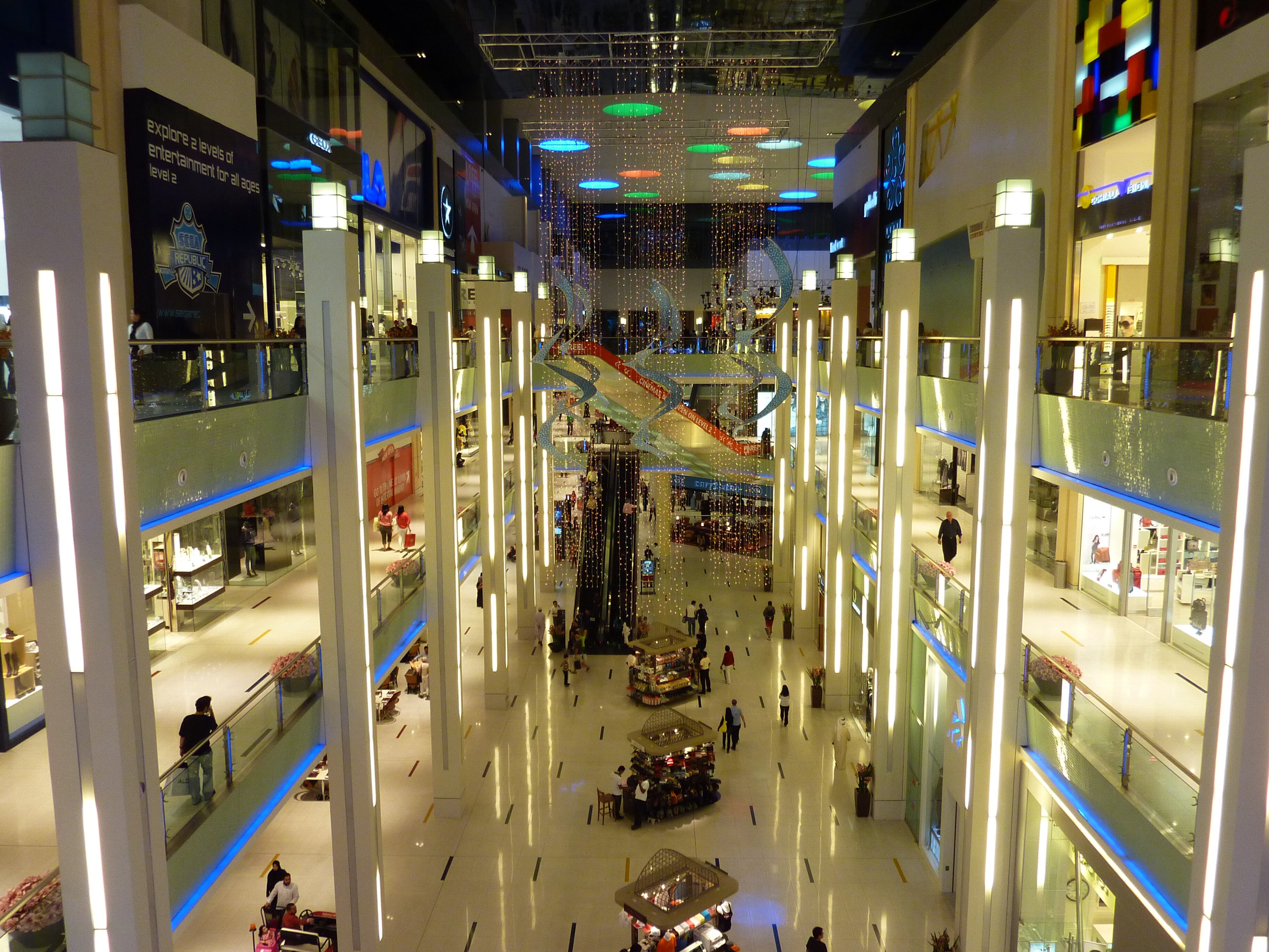 รูปถ่าย สหรัฐอาหรับเอมิเรตส์(United Arab Emirates) ดูไบ(Dubai) ดูไบมอลล์(The Dubai Mall) 2009-12 19
