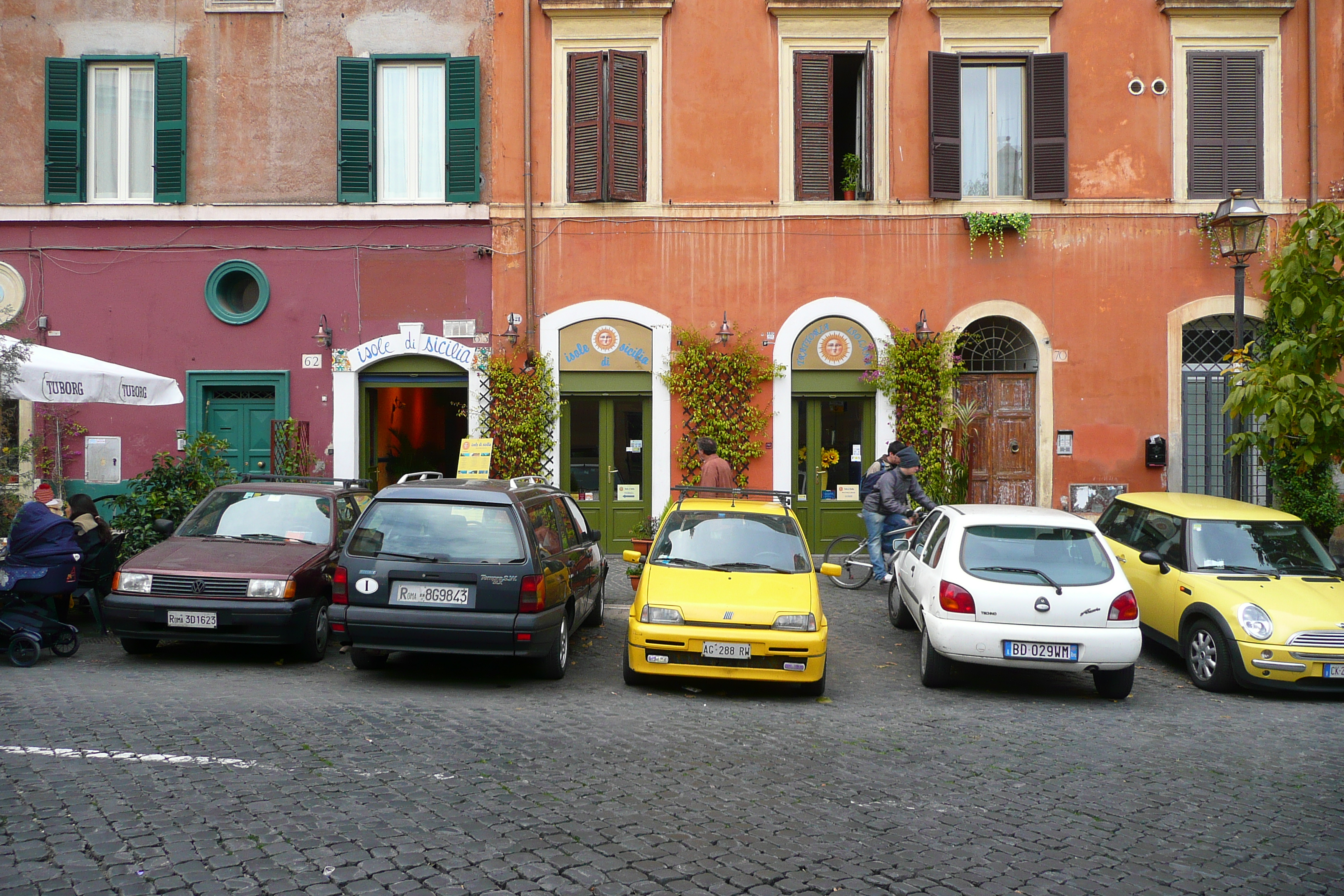 รูปถ่าย อิตาลี(Italy) โรม(Rome) ถนนการีบัลดี(Via Garibaldi) 2007-11 27