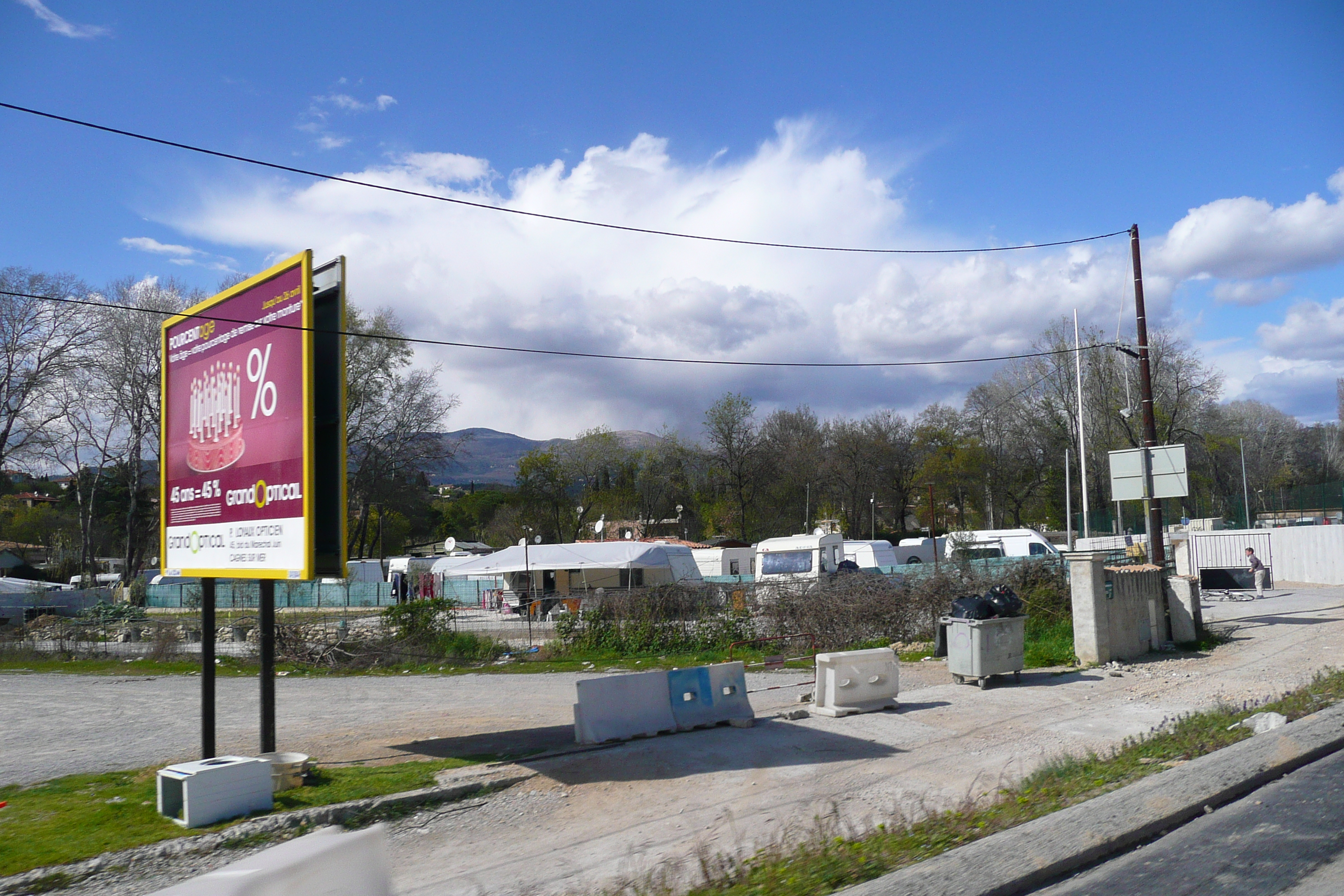 รูปถ่าย ฝรั่งเศส(France) เฟรนช์ริวิเอรา(French Riviera) ถนนจากว็องส์ไปกาญ(Vence to Cagnes road) 2008-03 60