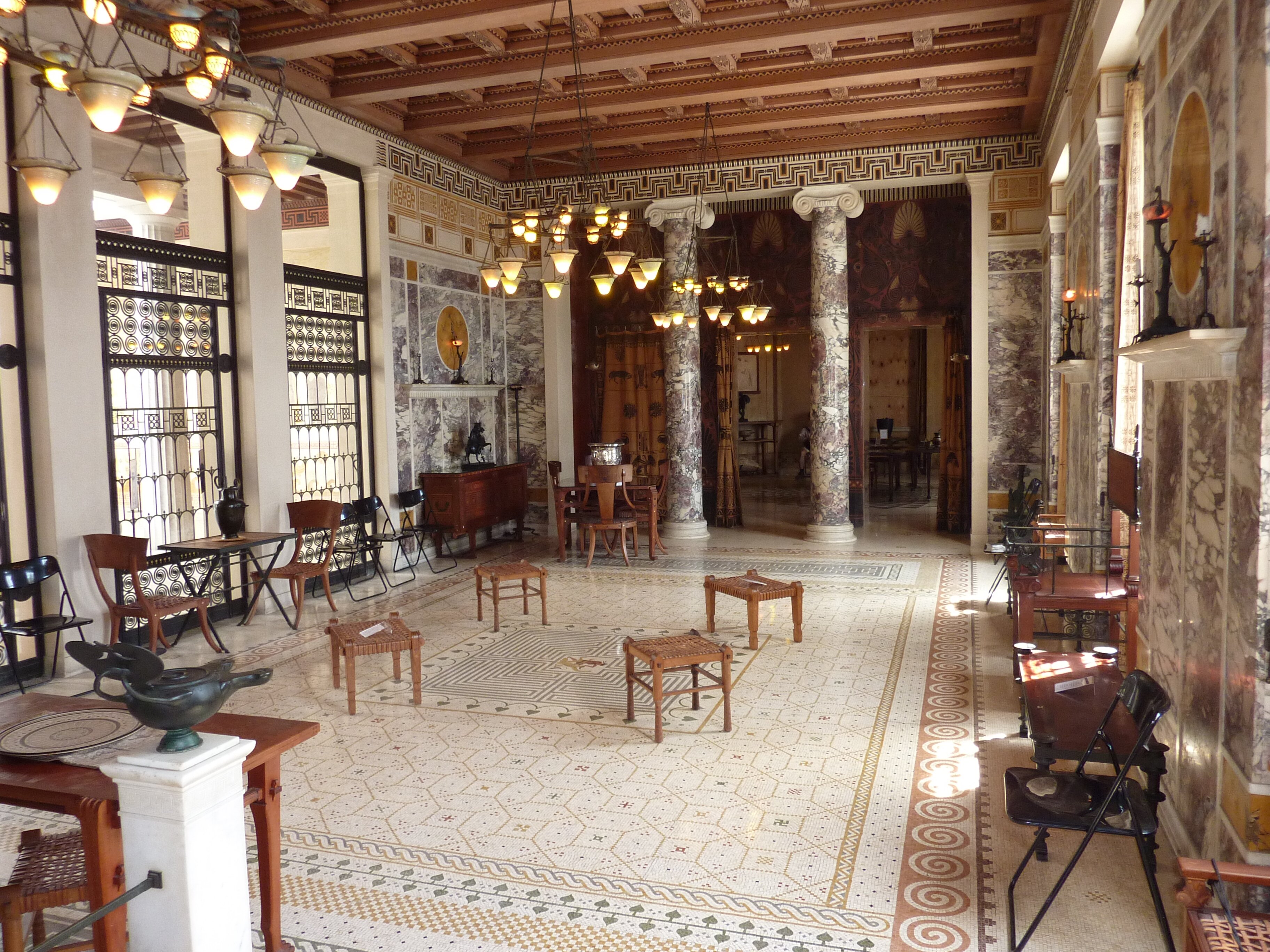 รูปถ่าย ฝรั่งเศส(France) โบลีเยอ-ซูร์-แมร์(Beaulieu sur Mer) วิลลาเกรีลอส(Villa Kerylos) 2009-05 82