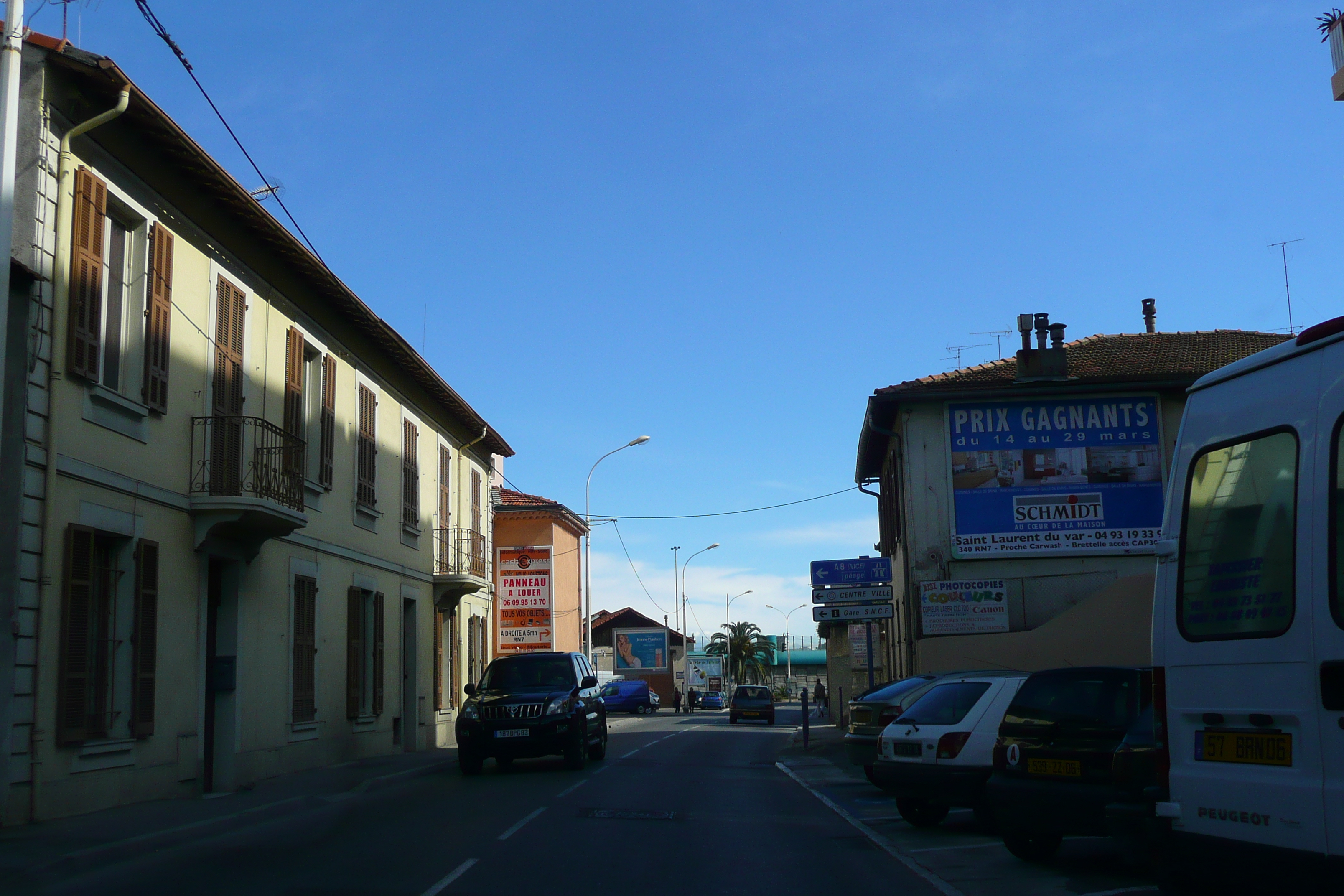 รูปถ่าย ฝรั่งเศส(France) เฟรนช์ริวิเอรา(French Riviera) ถนนจากว็องส์ไปกาญ(Vence to Cagnes road) 2008-03 2