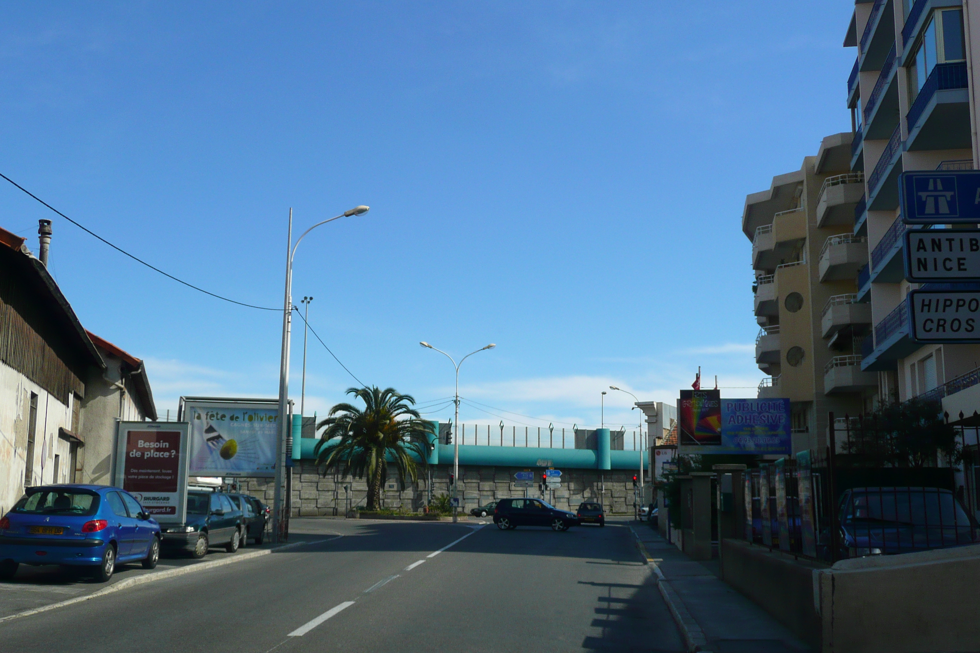 รูปถ่าย ฝรั่งเศส(France) เฟรนช์ริวิเอรา(French Riviera) ถนนจากว็องส์ไปกาญ(Vence to Cagnes road) 2008-03 21