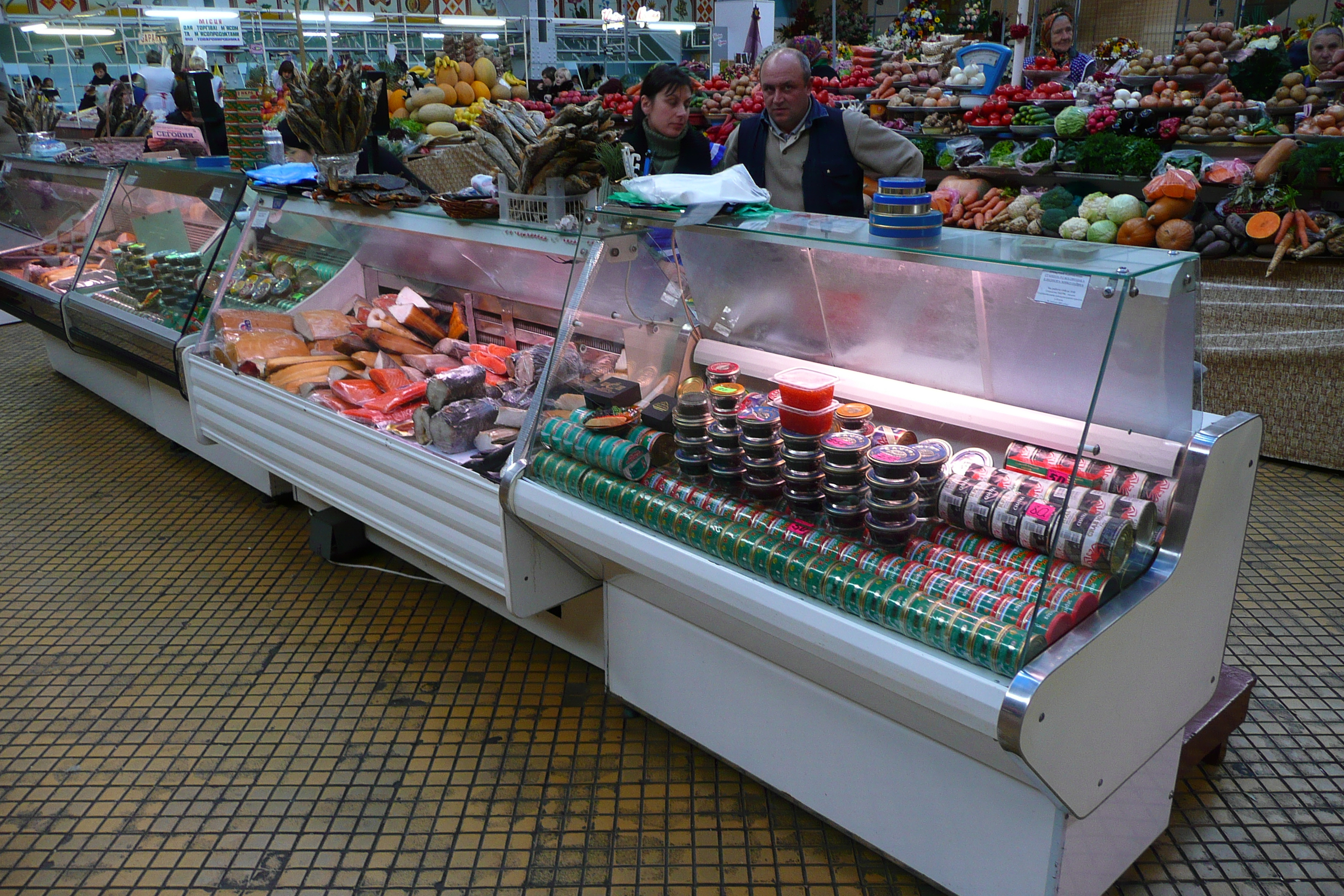 รูปถ่าย ยูเครน(Ukraine) เคียฟ(Kiev) ตลาดในเคียฟ(Kiev Market) 2007-11 21