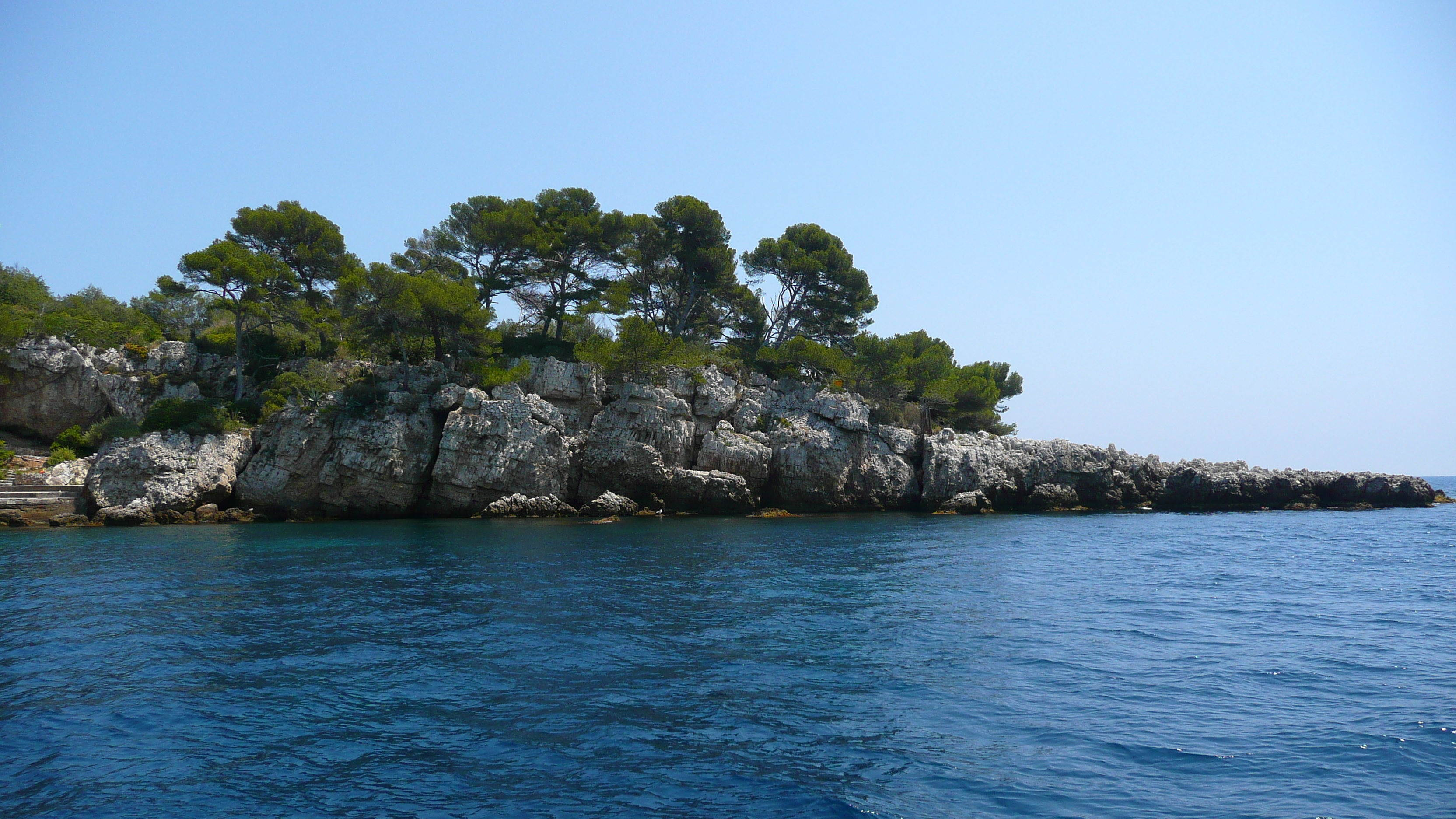 รูปถ่าย ฝรั่งเศส(France) แหลมอ็องตีบ(Cap d'Antibes) อ่าวลาร์ฌ็องโฟ(Anse de l'Argent Faux) 2007-07 17