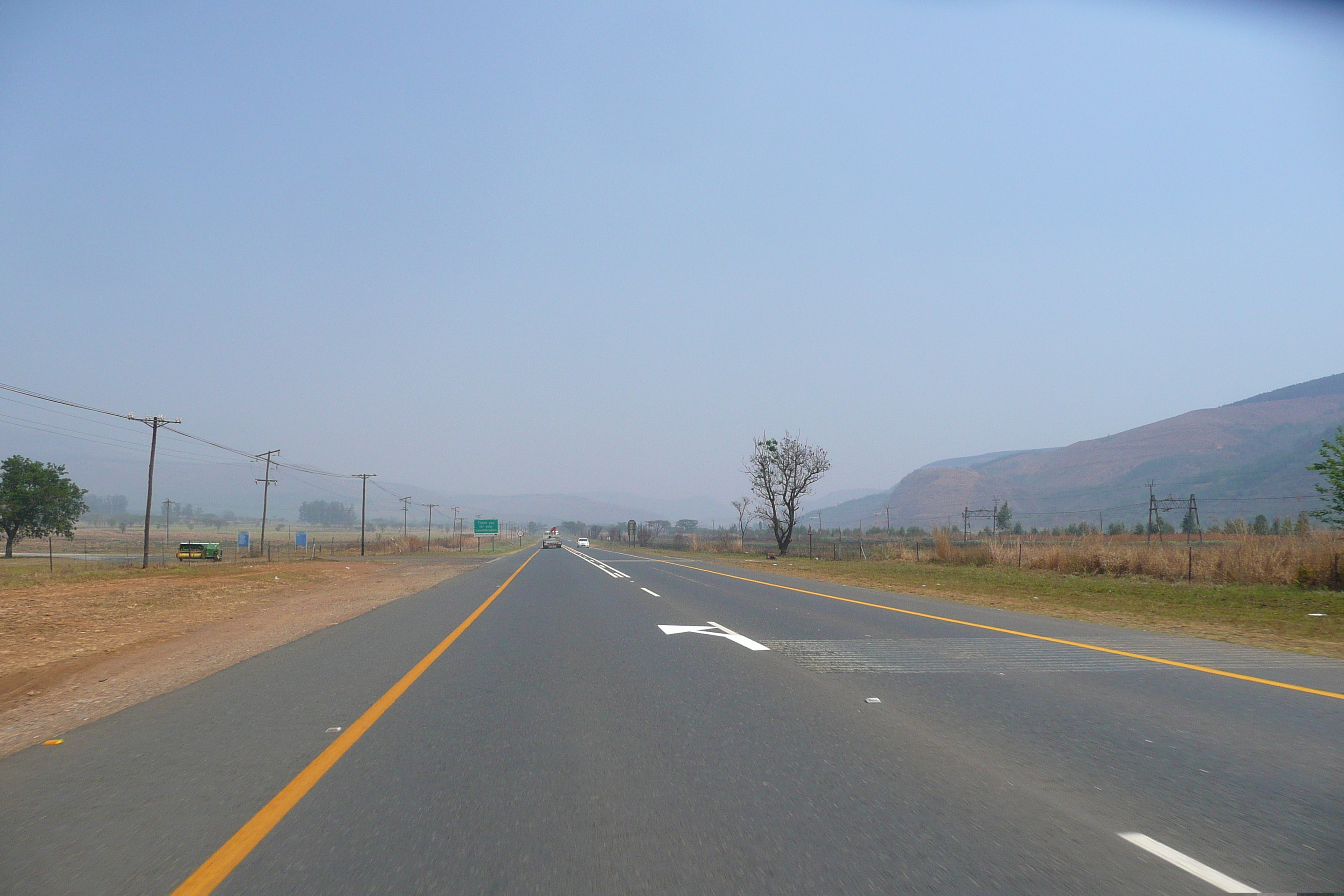 รูปถ่าย แอฟริกาใต้(South Africa) ถนนจากเนลสปรุตไปโจฮันเนสเบิร์ก(Nelspruit to Johannesburg road) 2008-09 1