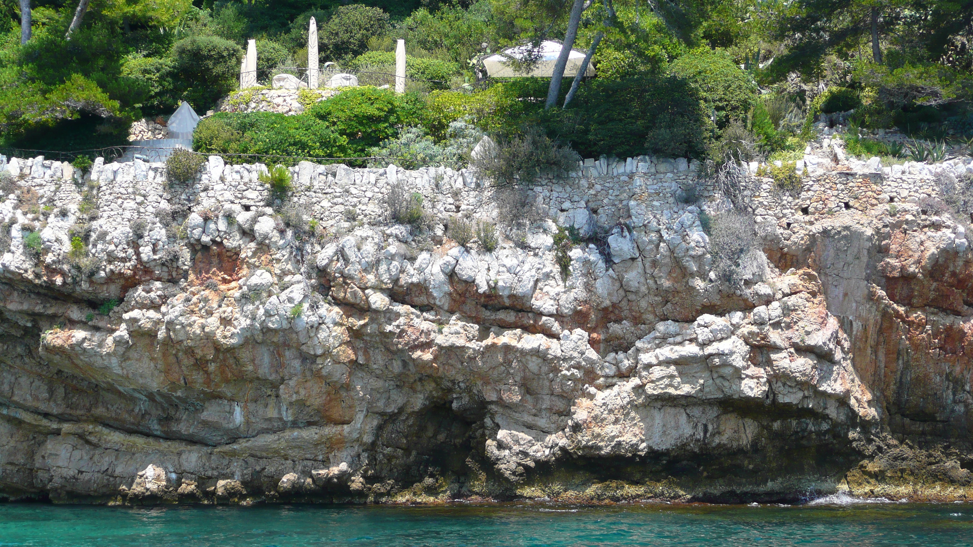 รูปถ่าย ฝรั่งเศส(France) แหลมอ็องตีบ(Cap d'Antibes) อ่าวลาร์ฌ็องโฟ(Anse de l'Argent Faux) 2007-07 24