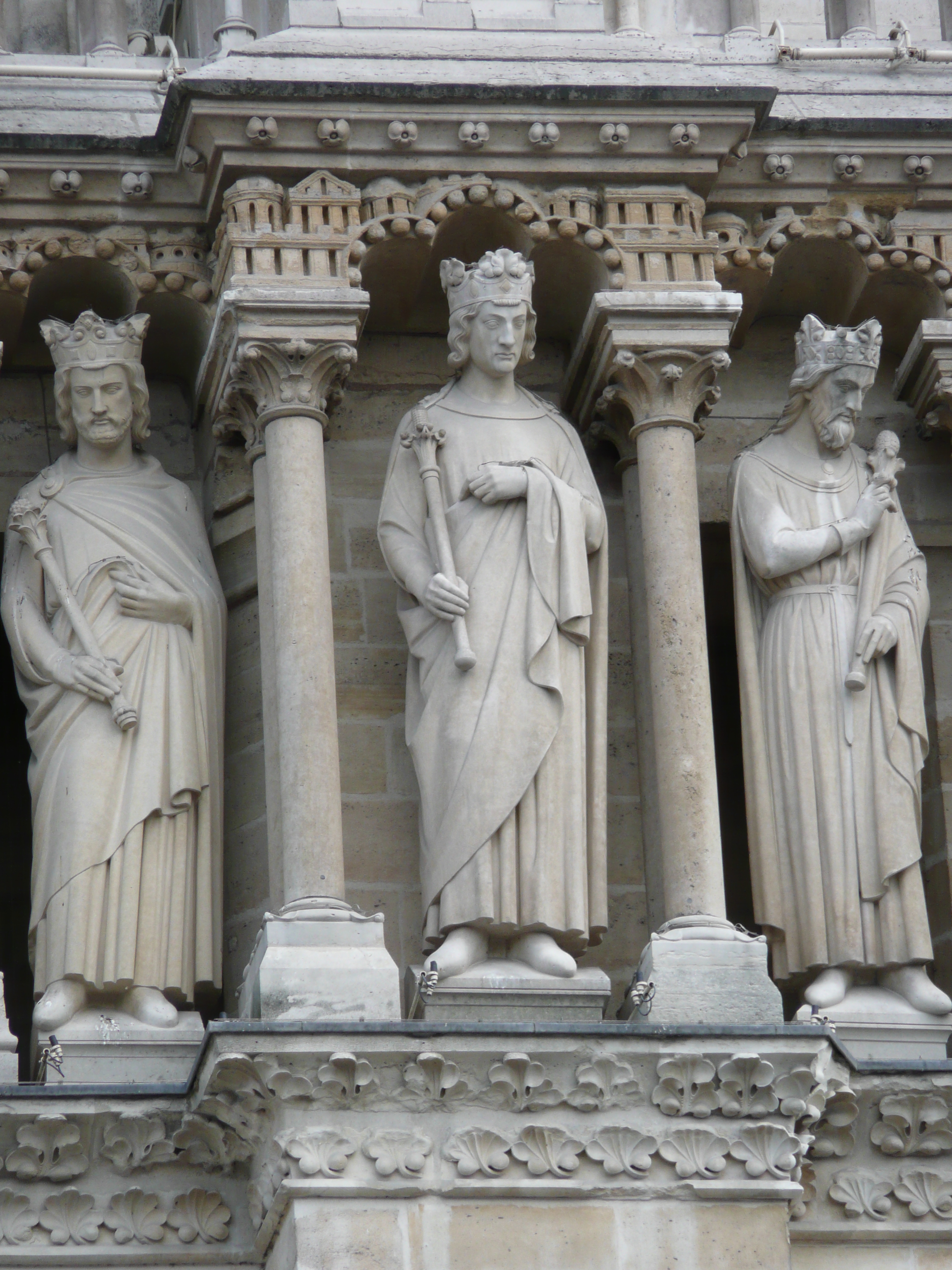 รูปถ่าย ฝรั่งเศส(France) ปารีส(Paris) มหาวิหารน็อทร์-ดาม(Notre Dame) 2007-05 1