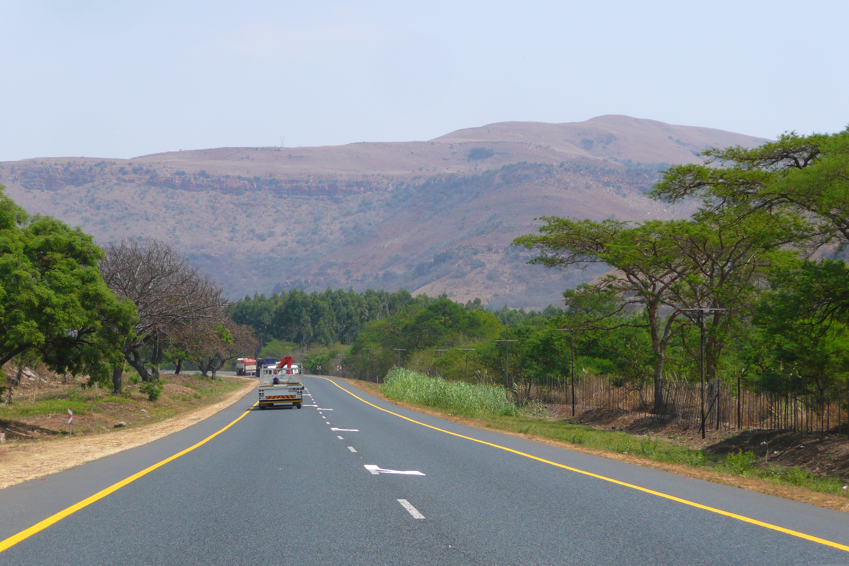 รูปถ่าย แอฟริกาใต้(South Africa) ถนนจากเนลสปรุตไปโจฮันเนสเบิร์ก(Nelspruit to Johannesburg road) 2008-09 0